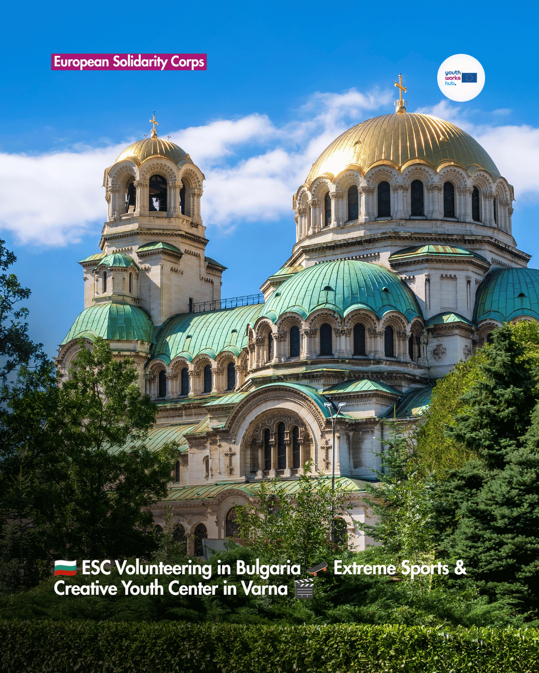 🇧🇬 ESC Volunteering in Bulgaria 🛹 Extreme Sports & Creative Youth Center in Varna 🎬