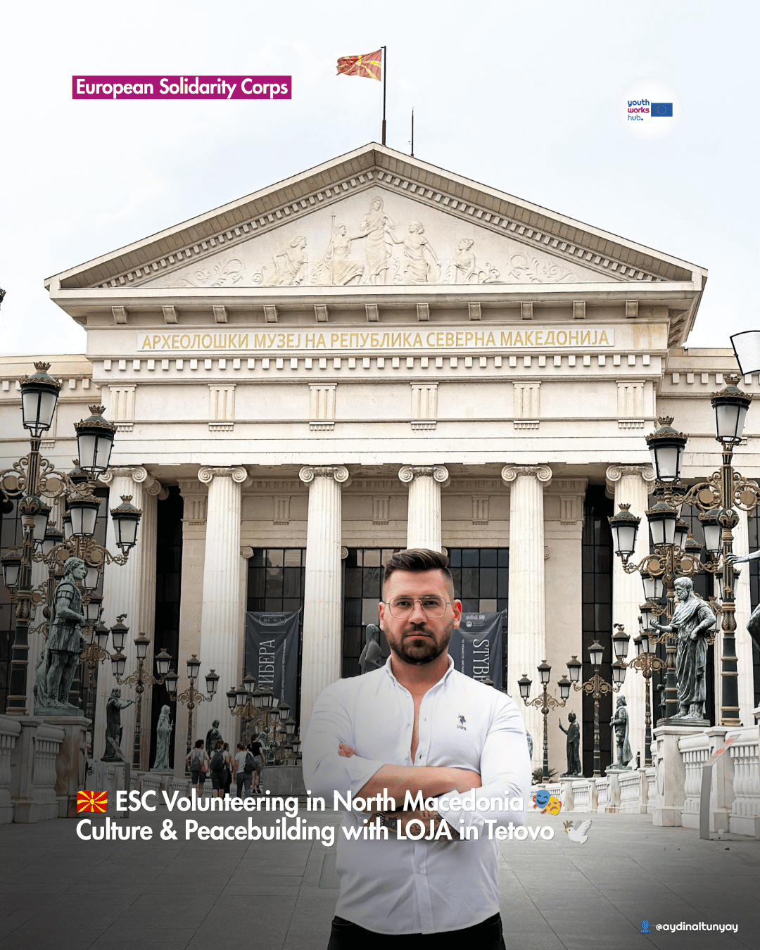 🇲🇰 ESC Volunteering in North Macedonia 🎭 Culture & Peacebuilding with LOJA in Tetovo 🕊️
