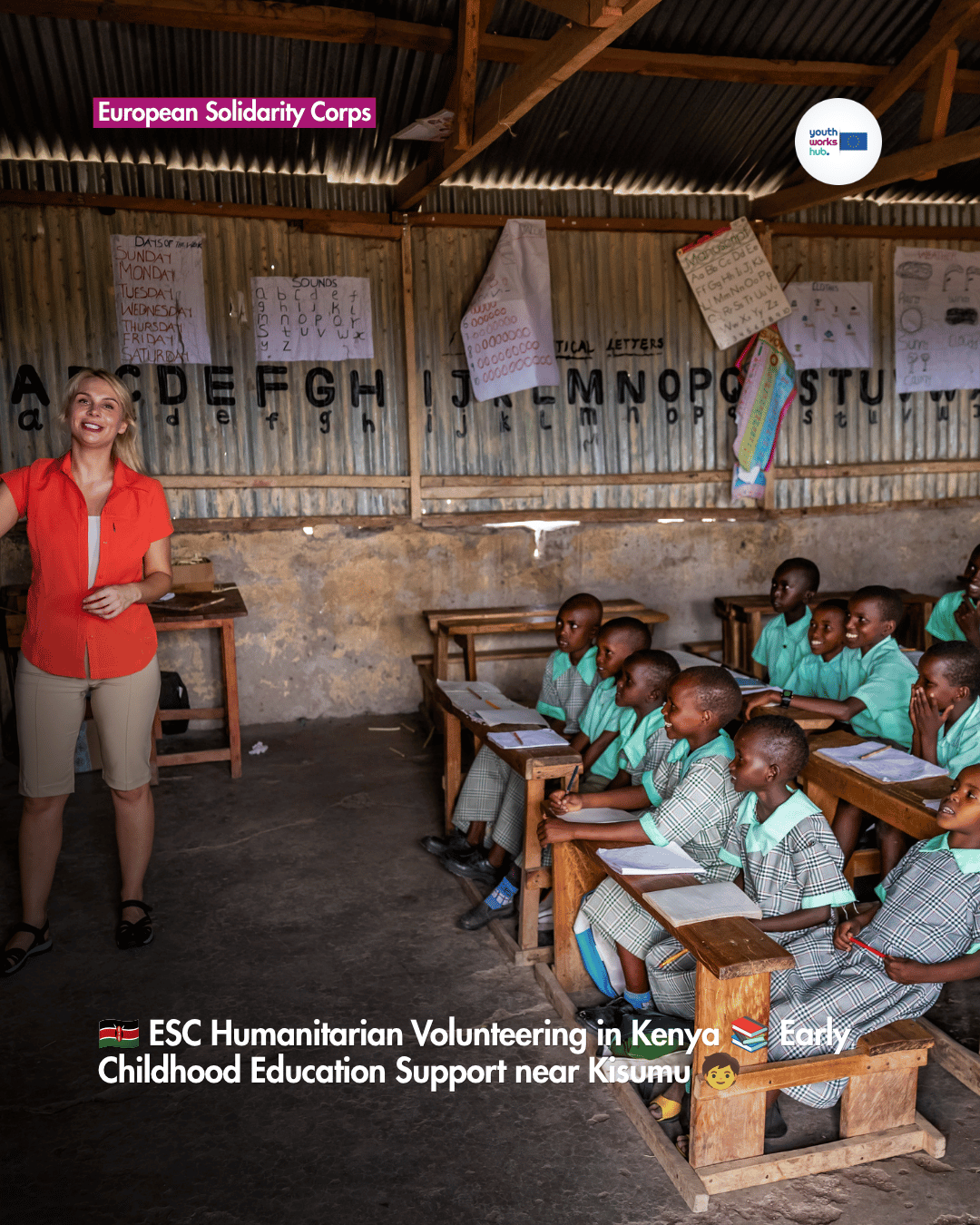 🇰🇪 ESC Humanitarian Volunteering in Kenya 📚 Early Childhood Education Support near Kisumu 🧒