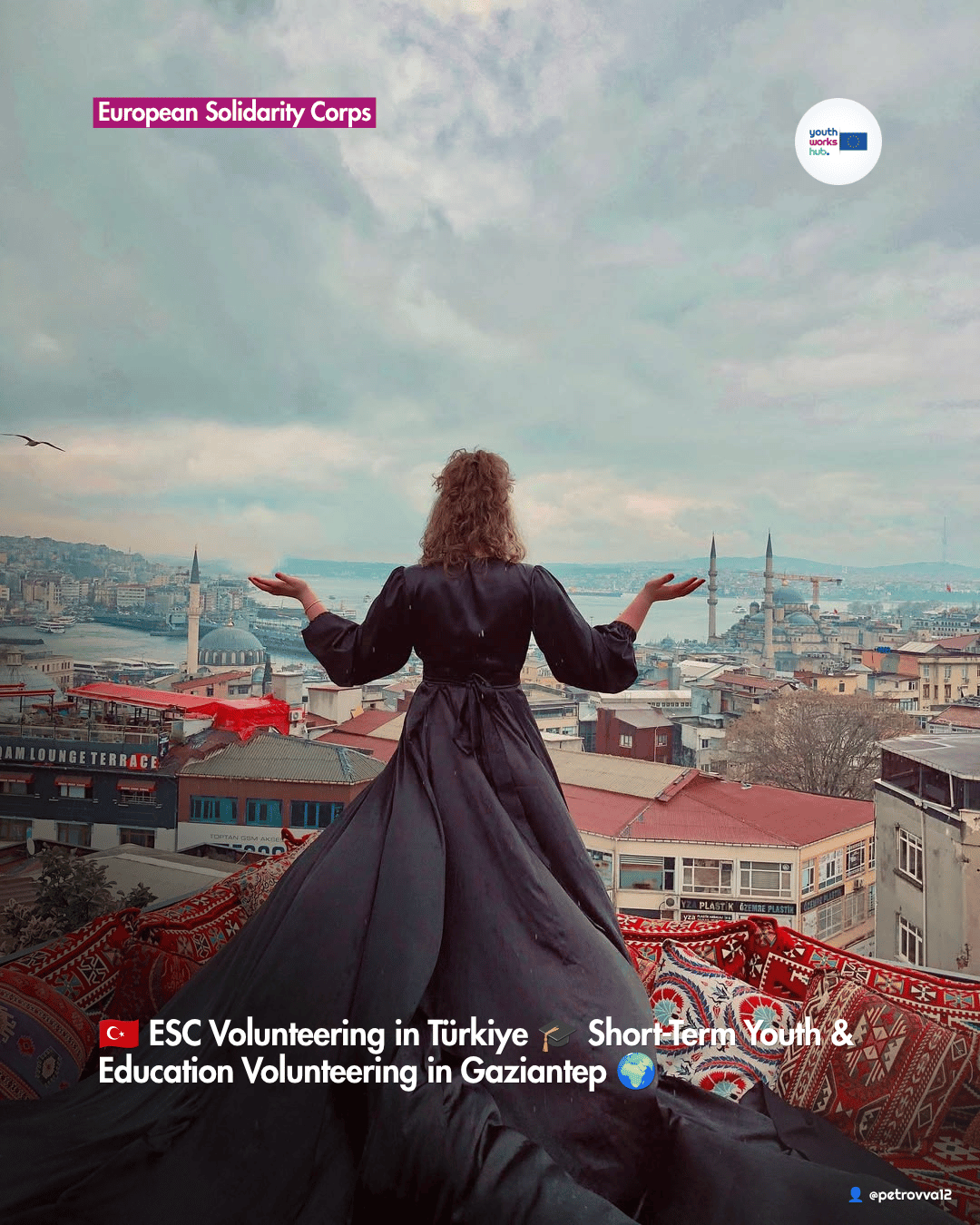 🇹🇷 ESC Volunteering in Türkiye 🎓 Short-Term Youth & Education Volunteering in Gaziantep 🌍