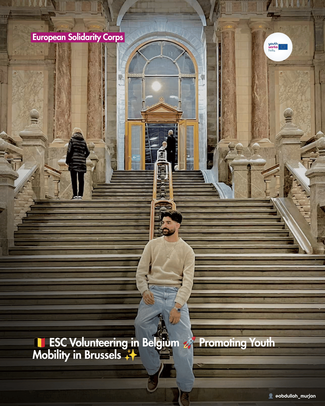 🇧🇪 ESC Volunteering in Belgium 🚀 Promoting Youth Mobility in Brussels ✨