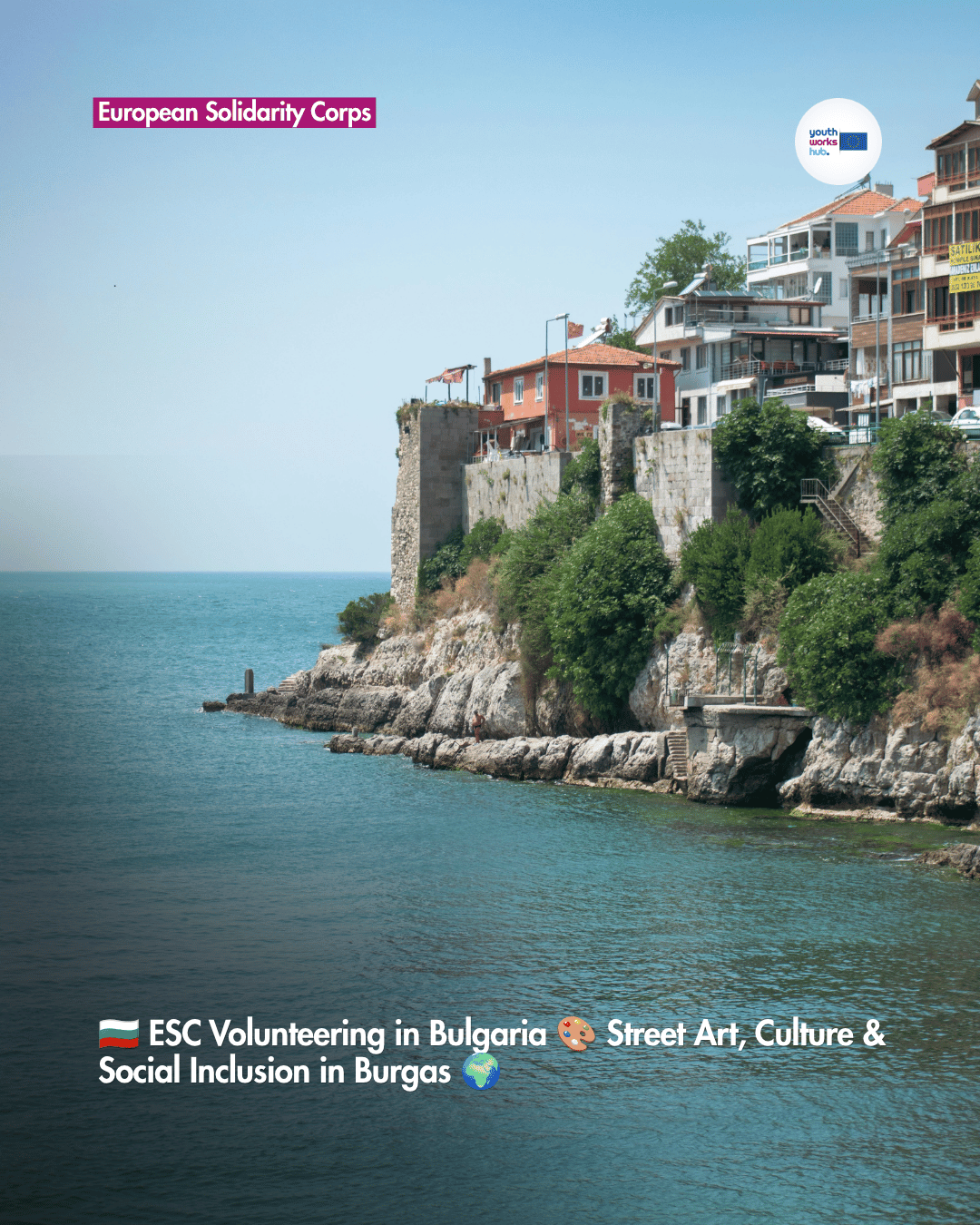 🇧🇬 ESC Volunteering in Bulgaria 🎨 Street Art, Culture & Social Inclusion in Burgas 🌍