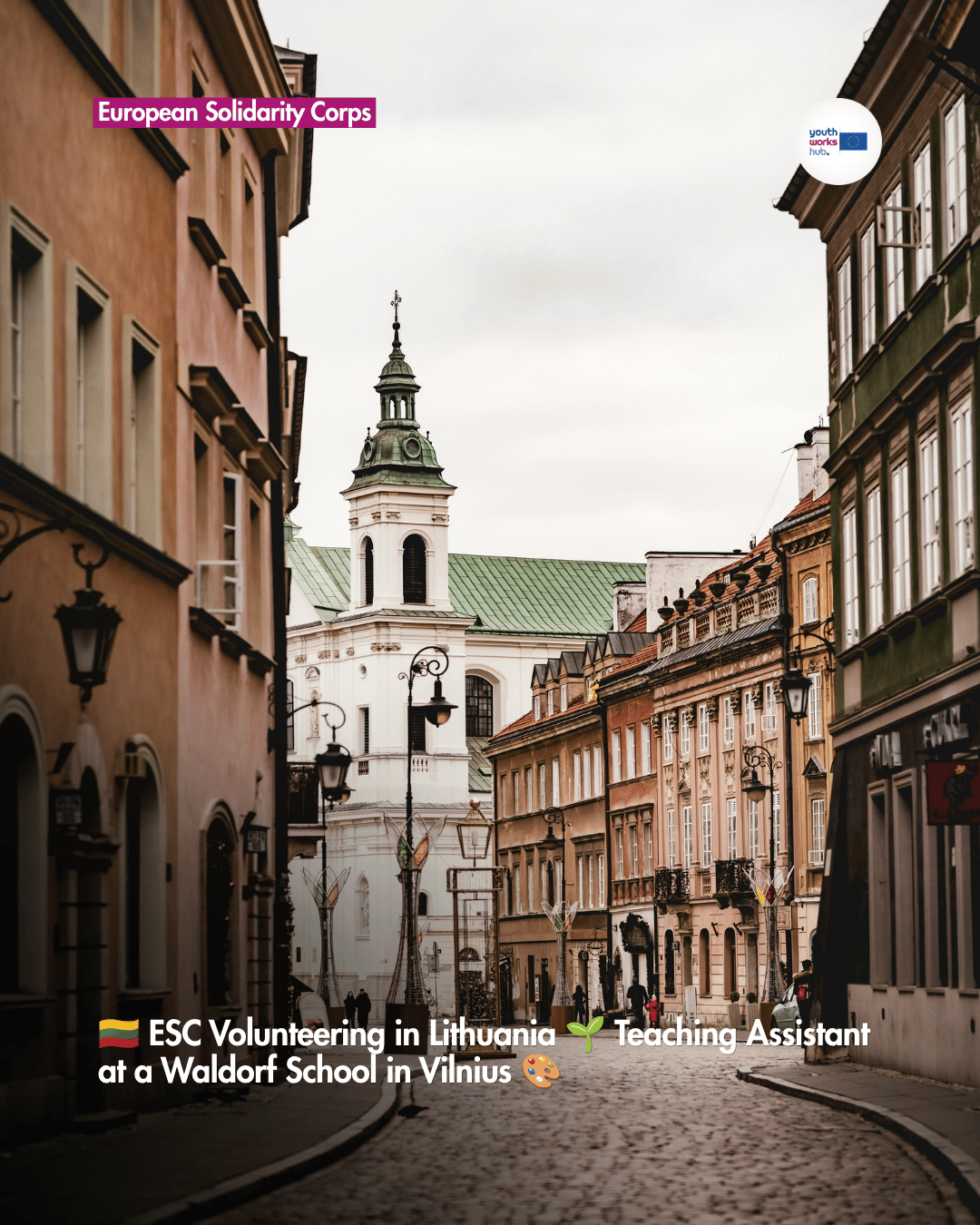 🇱🇹 ESC Volunteering in Lithuania 🌱 Teaching Assistant at a Waldorf School in Vilnius 🎨