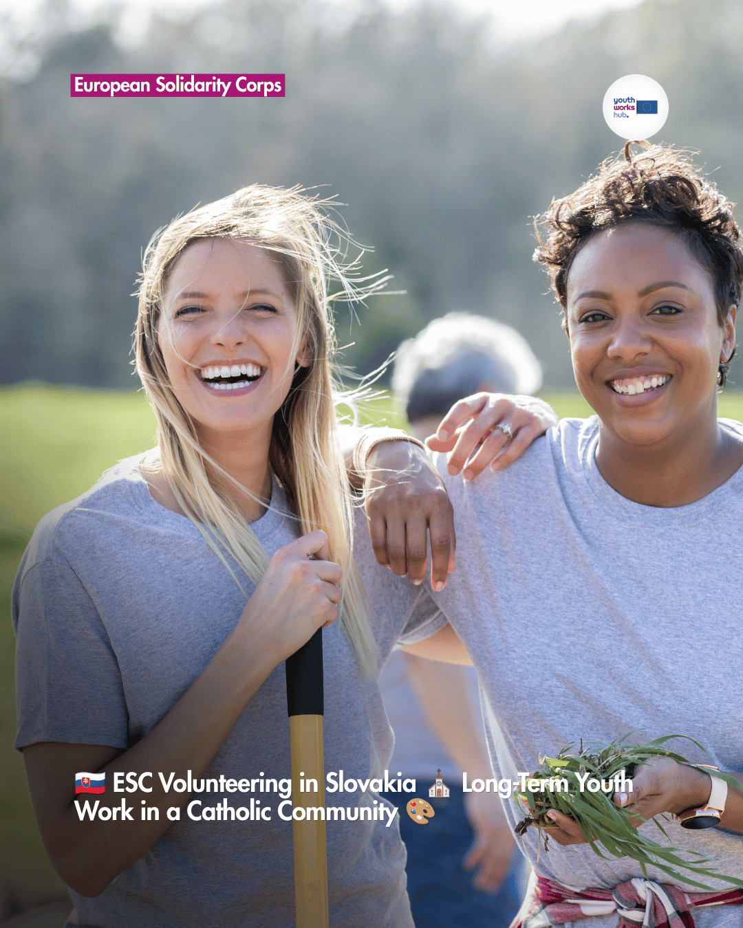 🇸🇰 ESC Volunteering in Slovakia ⛪ Long-Term Youth Work in a Catholic Community 🎨