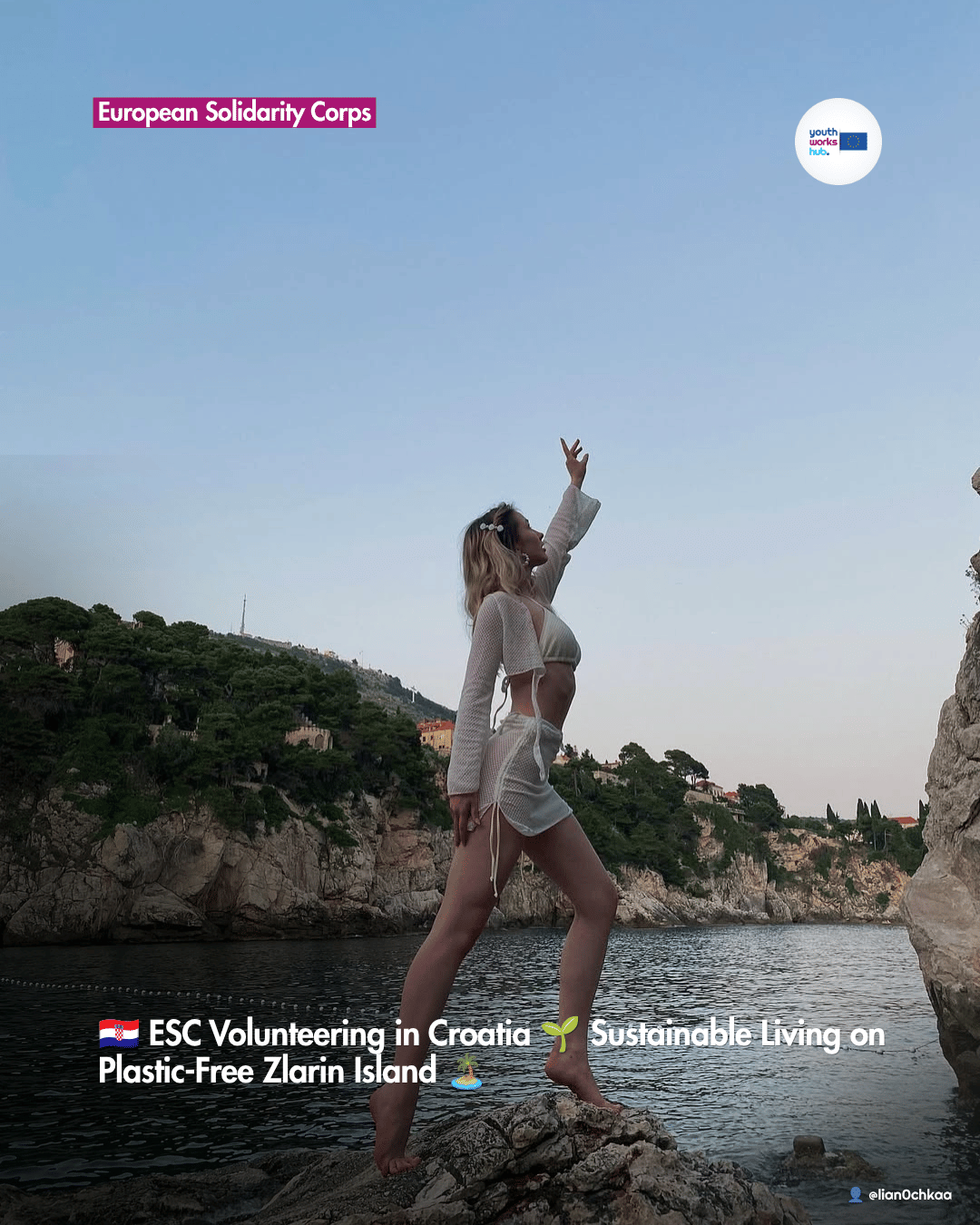 🇭🇷 ESC Volunteering in Croatia 🌱 Sustainable Living on Plastic-Free Zlarin Island 🏝️