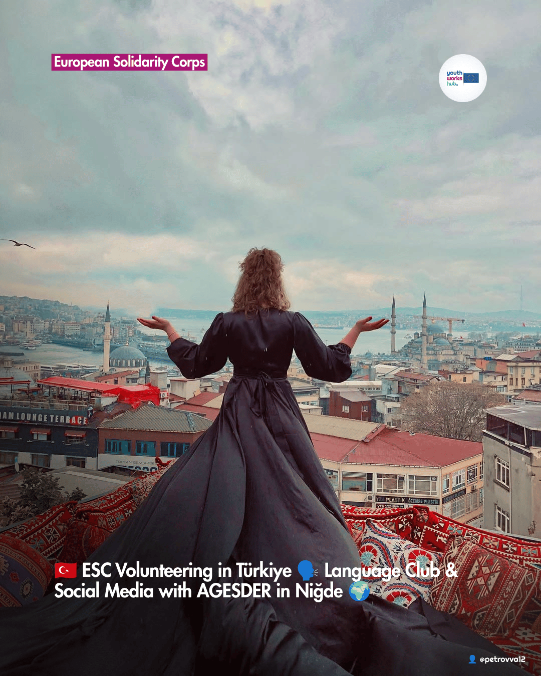 🇹🇷 ESC Volunteering in Türkiye 🗣️ Language Club & Social Media with AGESDER in Niğde 🌍