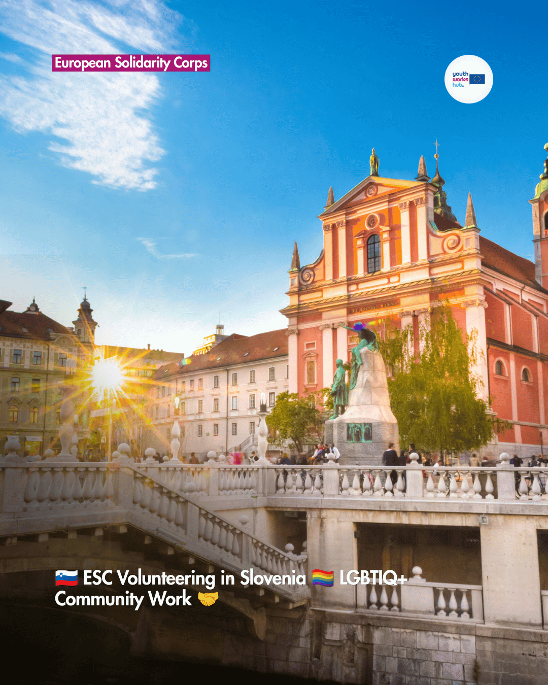 🇸🇮 ESC Volunteering in Slovenia 🏳️‍🌈 LGBTIQ+ Community Work 🤝