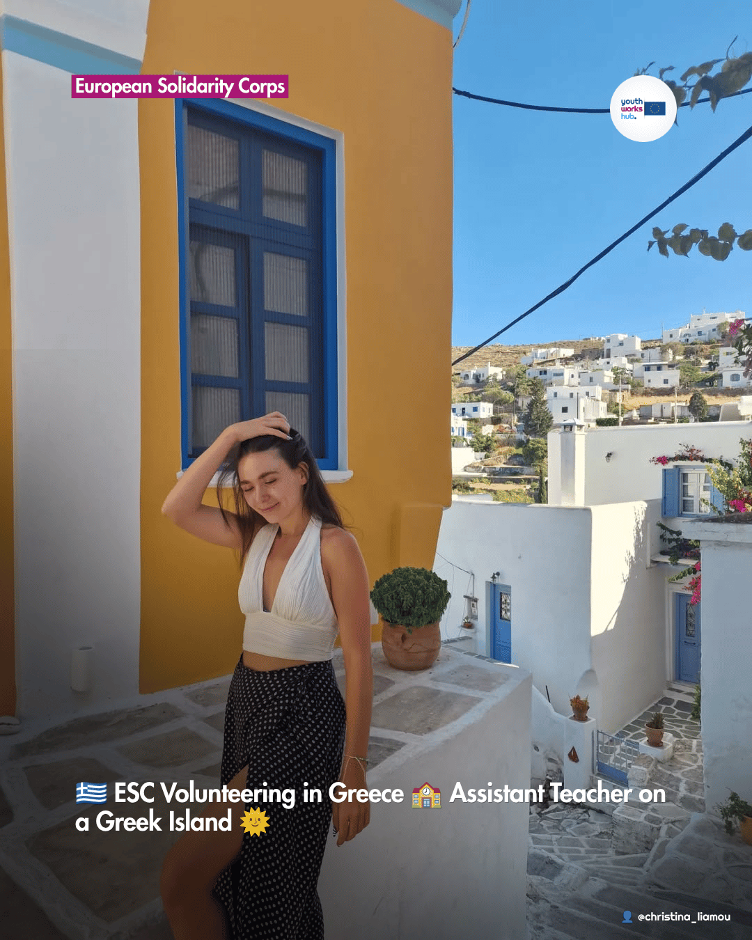 🇬🇷 ESC Volunteering in Greece 🏫 Assistant Teacher on a Greek Island 🌞