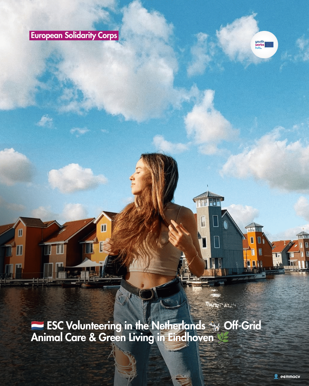 🇳🇱 ESC Volunteering in the Netherlands 🐄 Off-Grid Animal Care & Green Living in Eindhoven 🌿