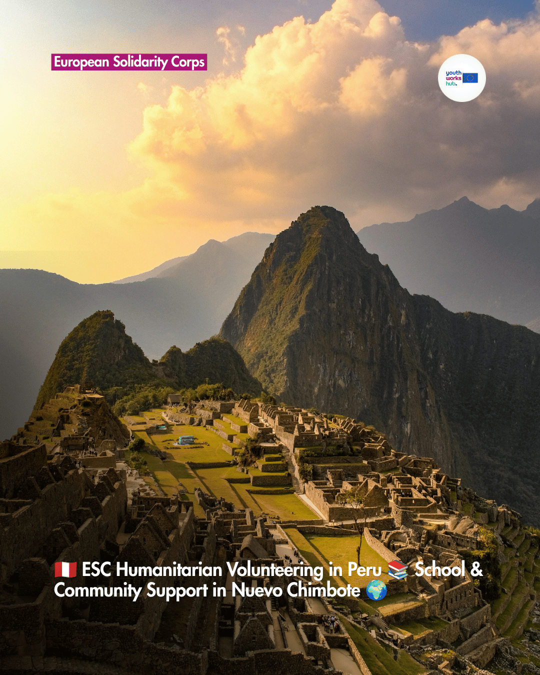 🇵🇪 ESC Humanitarian Volunteering in Peru 📚 School & Community Support in Nuevo Chimbote 🌍