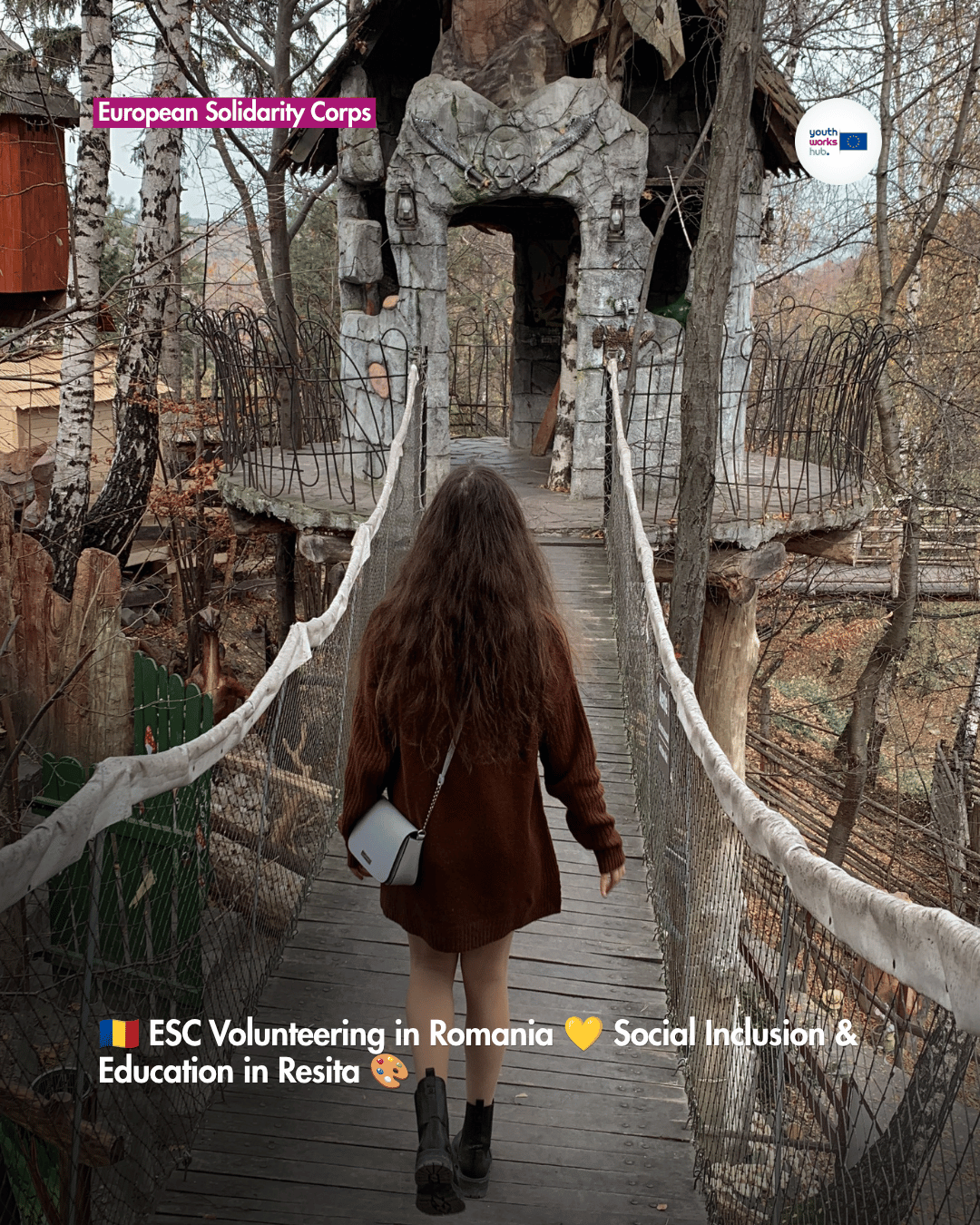 🇷🇴 ESC Volunteering in Romania 💛 Social Inclusion & Education in Resita 🎨