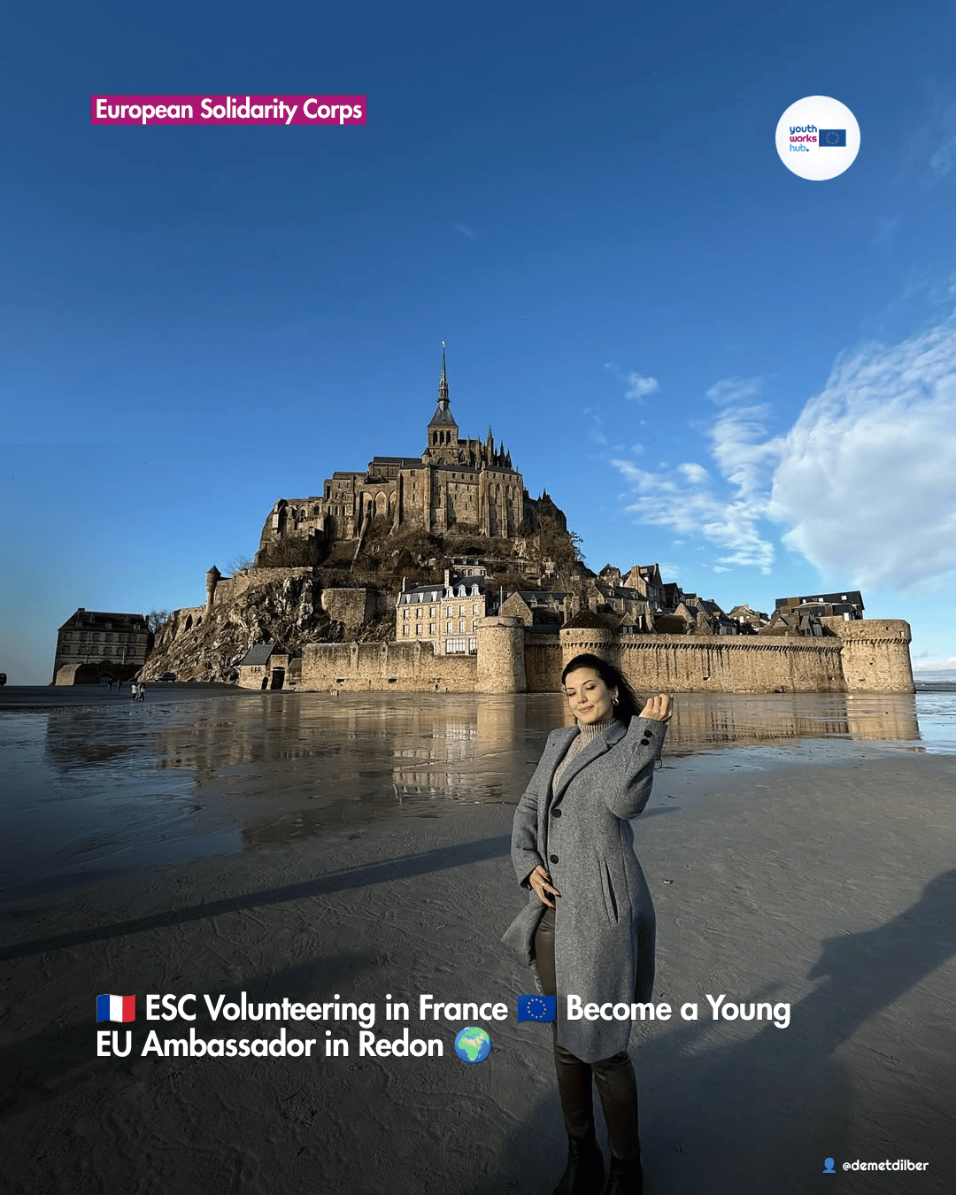 🇫🇷 ESC Volunteering in France 🇪🇺 Become a Young EU Ambassador in Redon 🌍