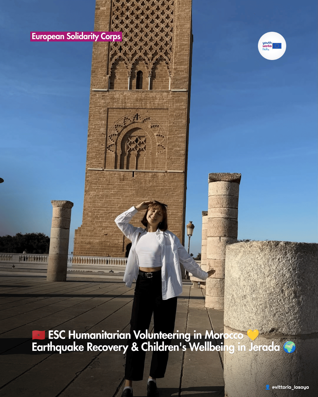 🇲🇦 ESC Humanitarian Volunteering in Morocco 💛 Earthquake Recovery & Children's Wellbeing in Jerada 🌍