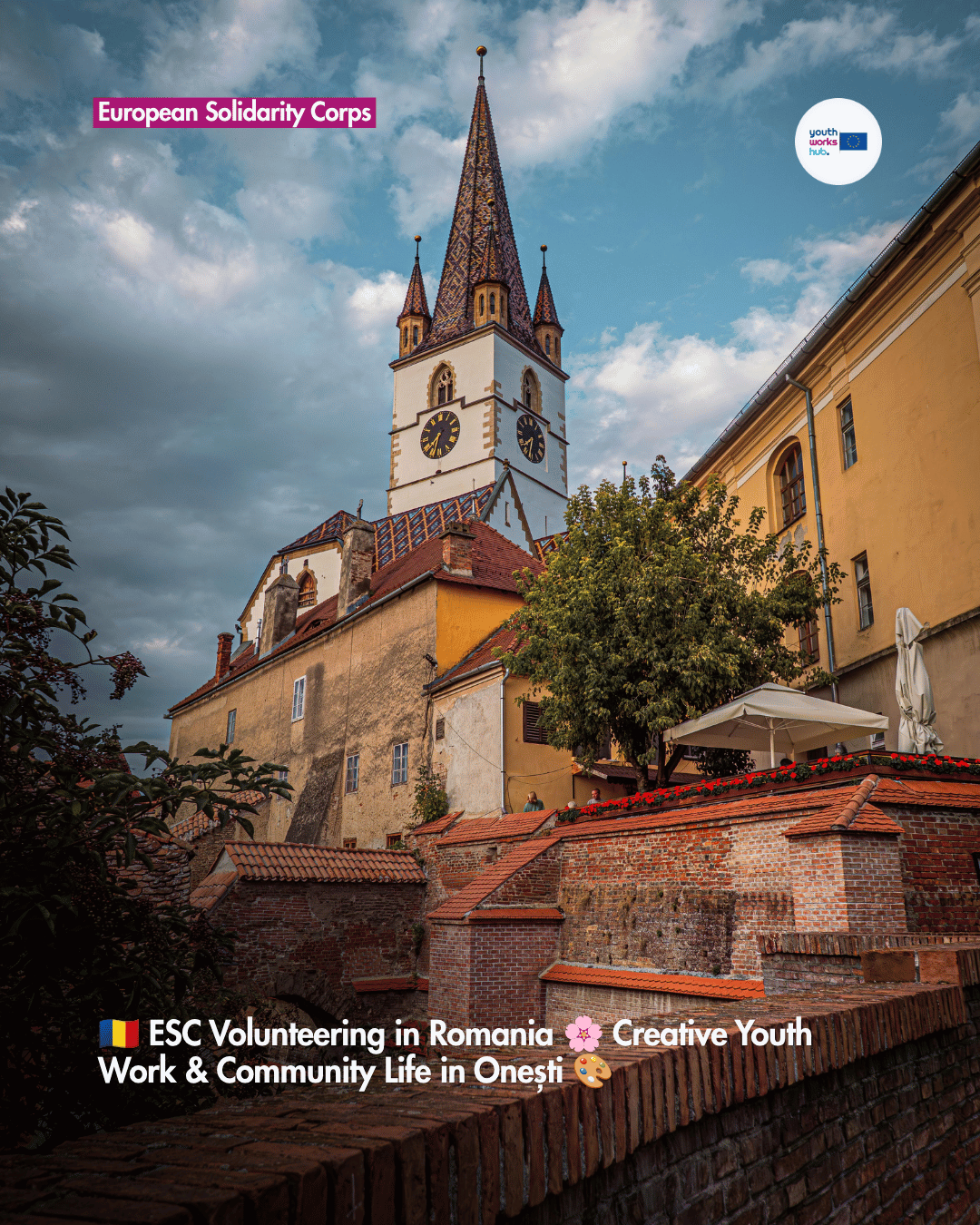 🇷🇴 ESC Volunteering in Romania 🌸 Creative Youth Work & Community Life in Onești 🎨