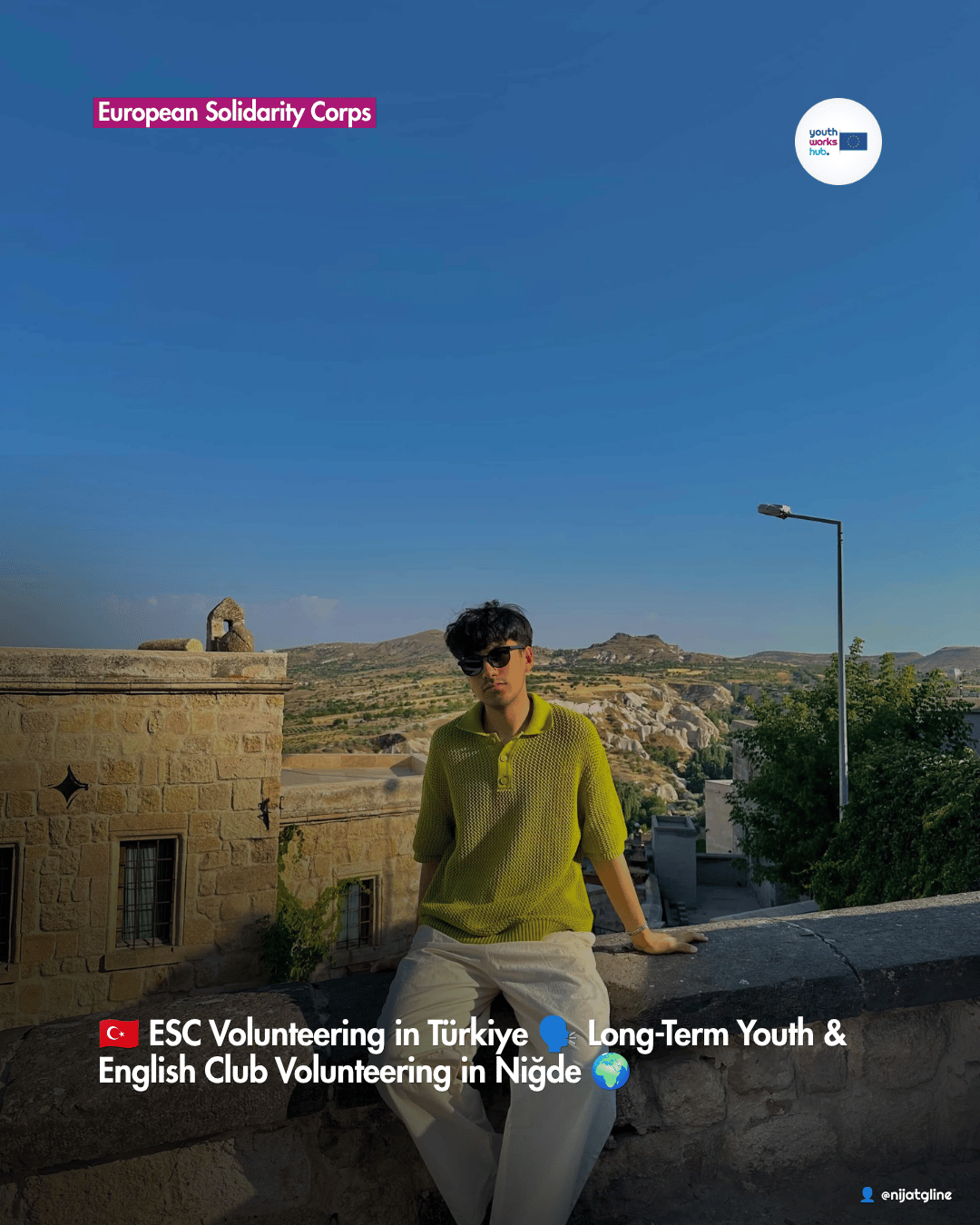 🇹🇷 ESC Volunteering in Türkiye 🗣️ Long-Term Youth & English Club Volunteering in Niğde 🌍