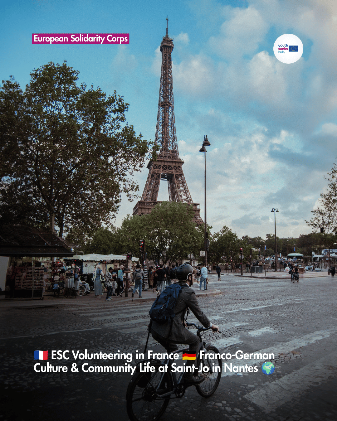 🇫🇷 ESC Volunteering in France 🇩🇪 Franco-German Culture & Community Life at Saint-Jo in Nantes 🌍