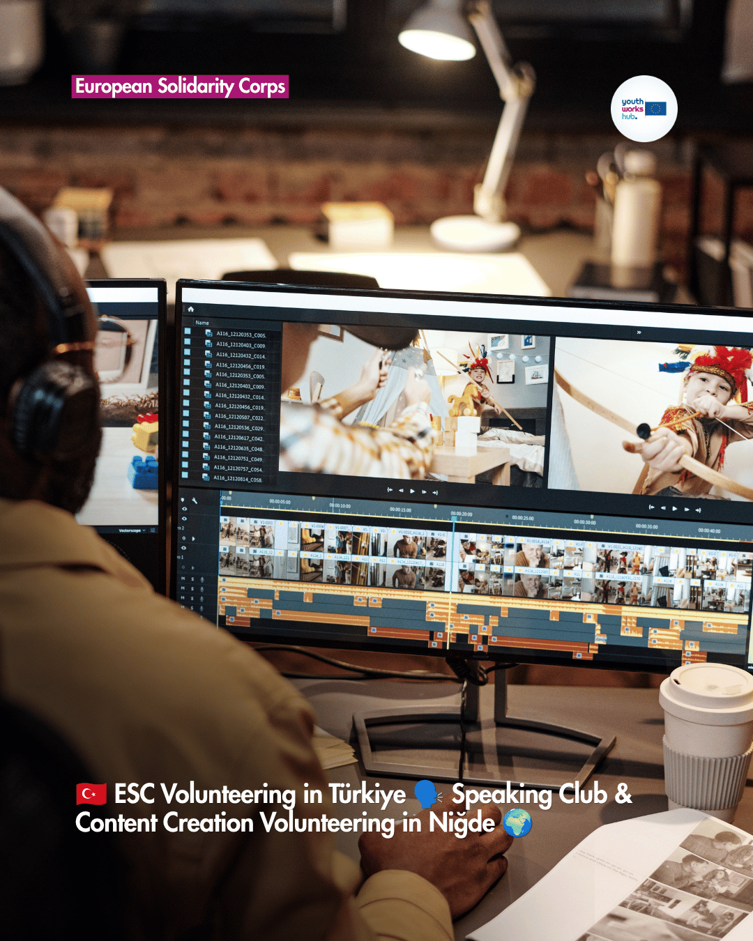 🇹🇷 ESC Volunteering in Türkiye 🗣️ Speaking Club & Content Creation Volunteering in Niğde 🌍