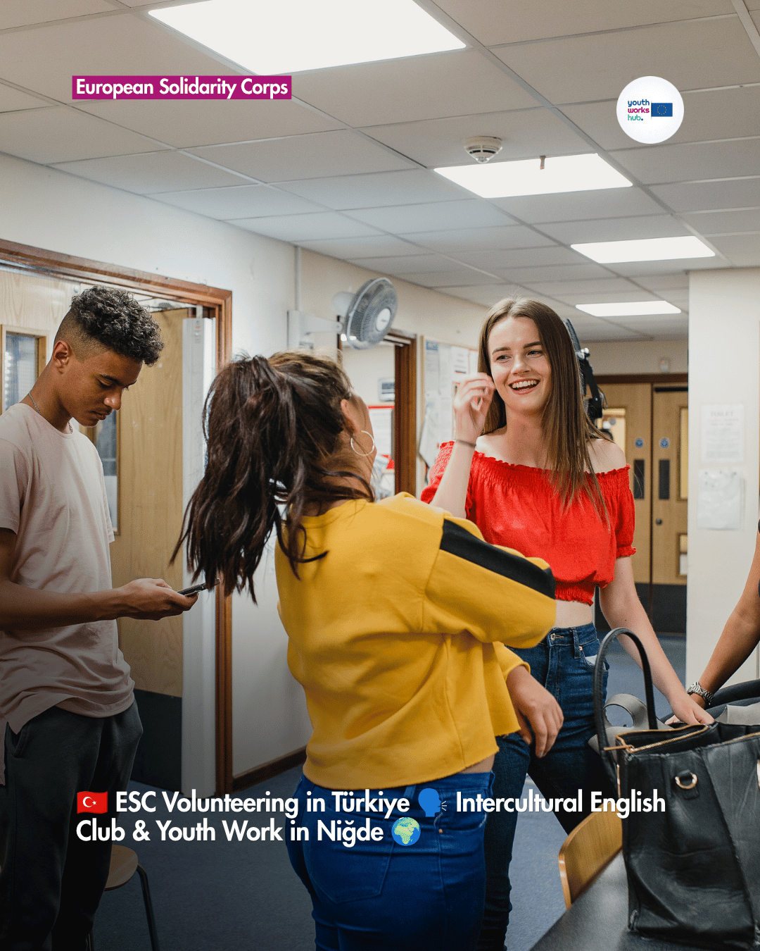 🇹🇷 ESC Volunteering in Türkiye 🗣️ Intercultural English Club & Youth Work in Niğde 🌍