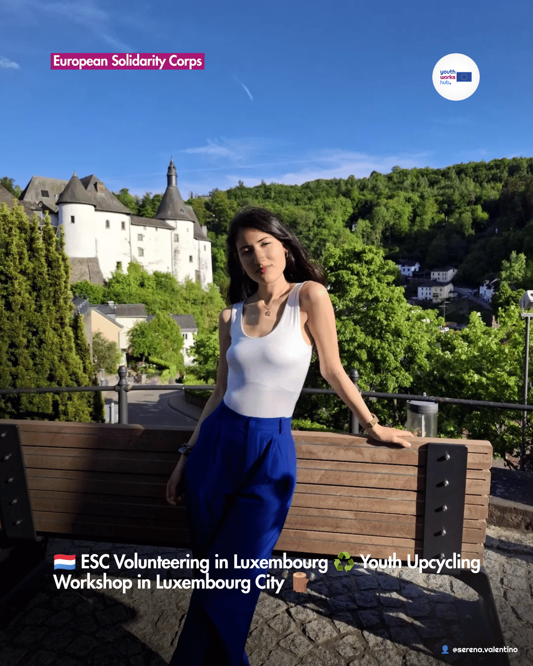 🇱🇺 ESC Volunteering in Luxembourg ♻️ Youth Upcycling Workshop in Luxembourg City 🪵