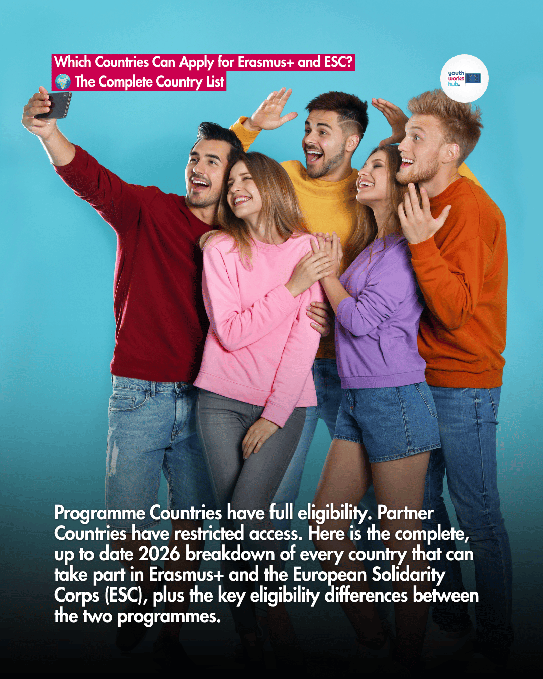 Which Countries Can Apply for Erasmus+ and ESC? 🌍 The Complete Country List