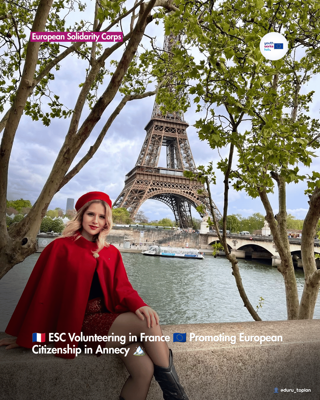 🇫🇷 ESC Volunteering in France 🇪🇺 Promoting European Citizenship in Annecy 🏔️