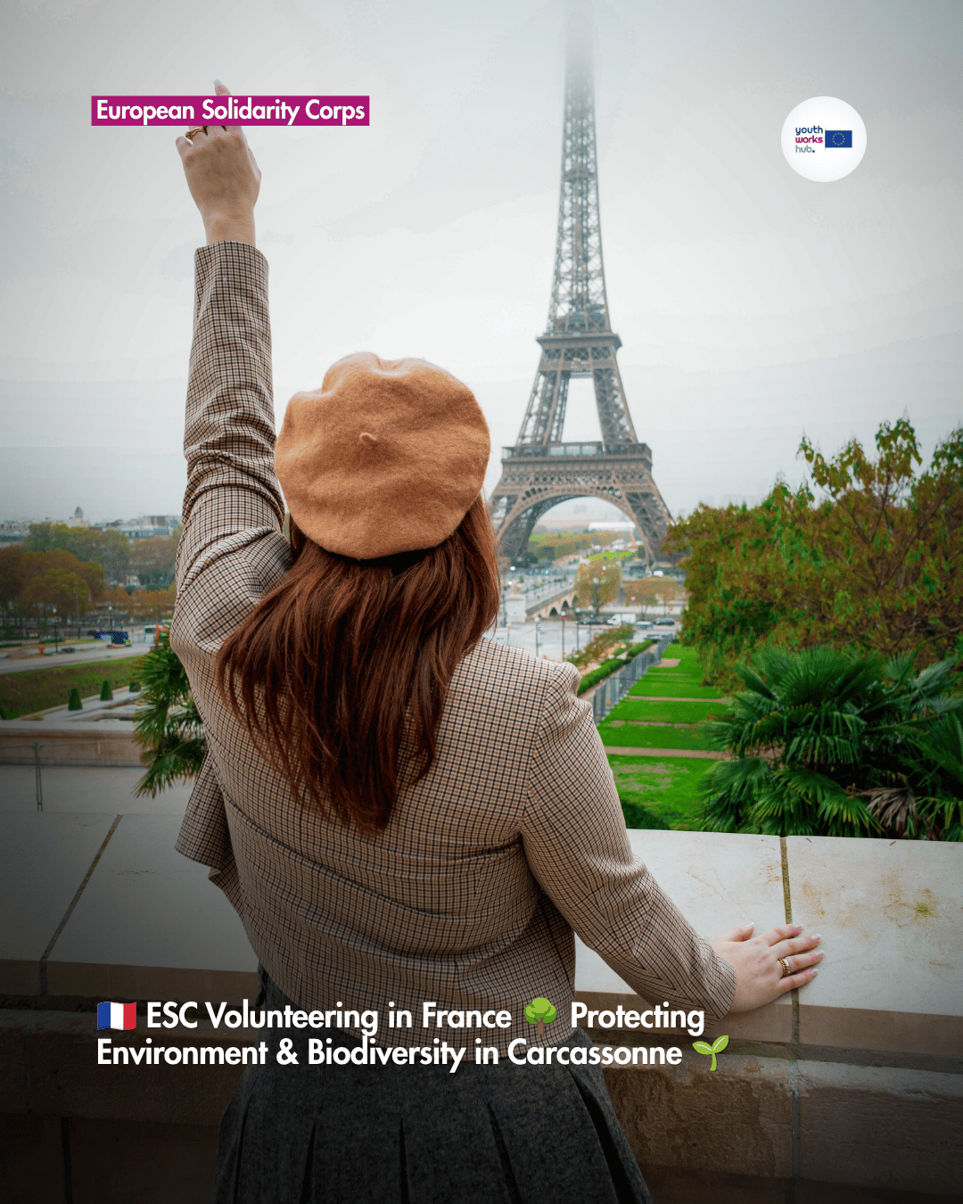 🇫🇷 ESC Volunteering in France 🌳 Protecting Environment & Biodiversity in Carcassonne 🌱