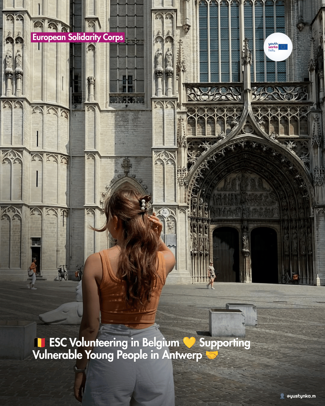 🇧🇪 ESC Volunteering in Belgium 💛 Supporting Vulnerable Young People in Antwerp 🤝