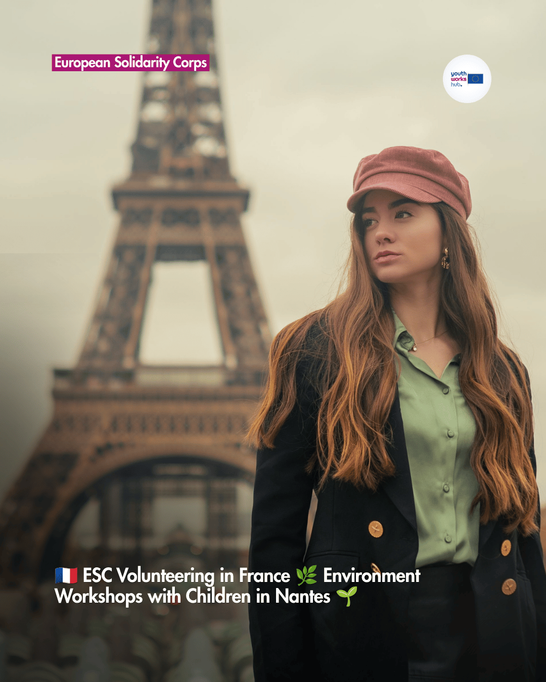 🇫🇷 ESC Volunteering in France 🌿 Environment Workshops with Children in Nantes 🌱