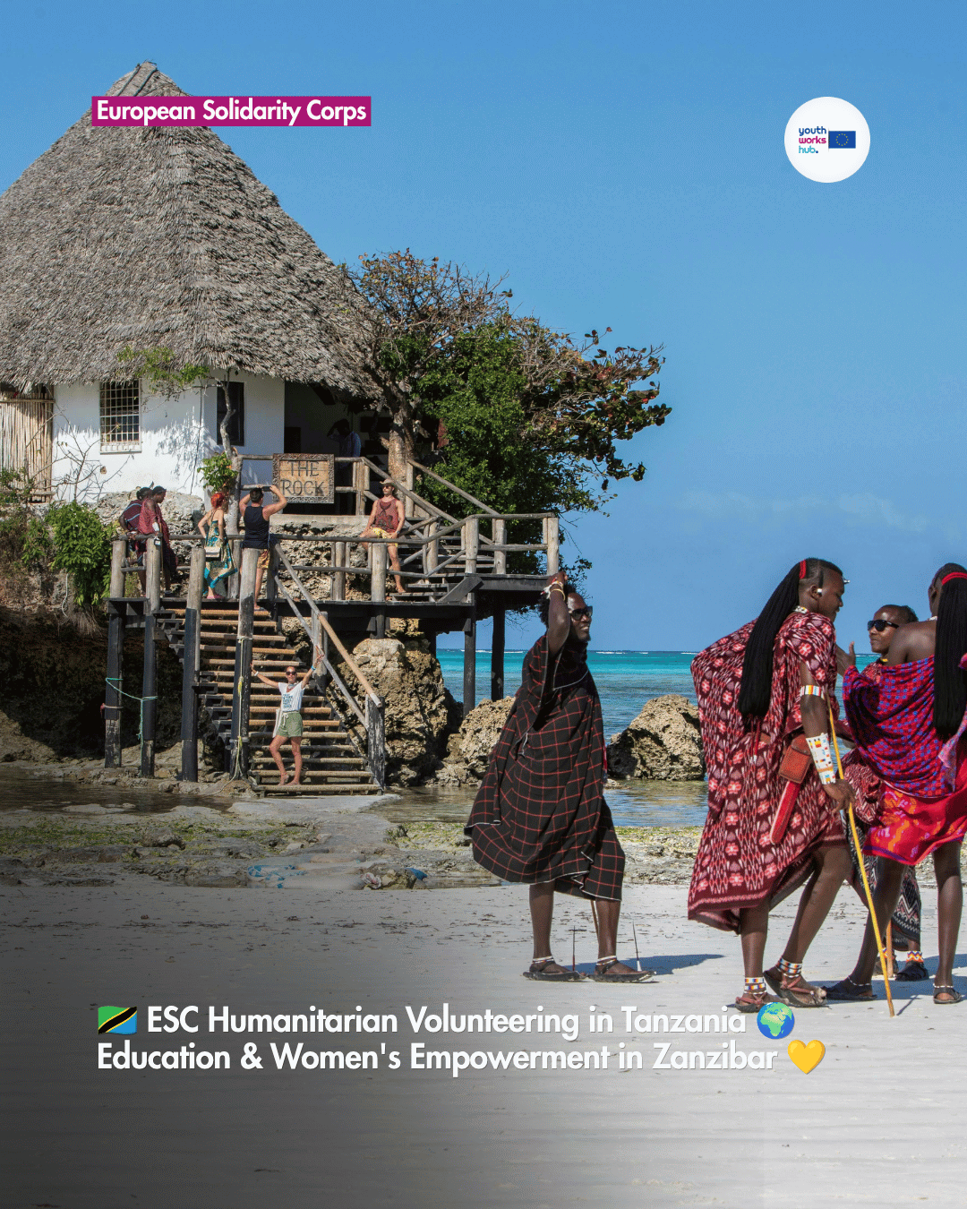 🇹🇿 ESC Humanitarian Volunteering in Tanzania 🌍 Education & Women's Empowerment in Zanzibar 💛