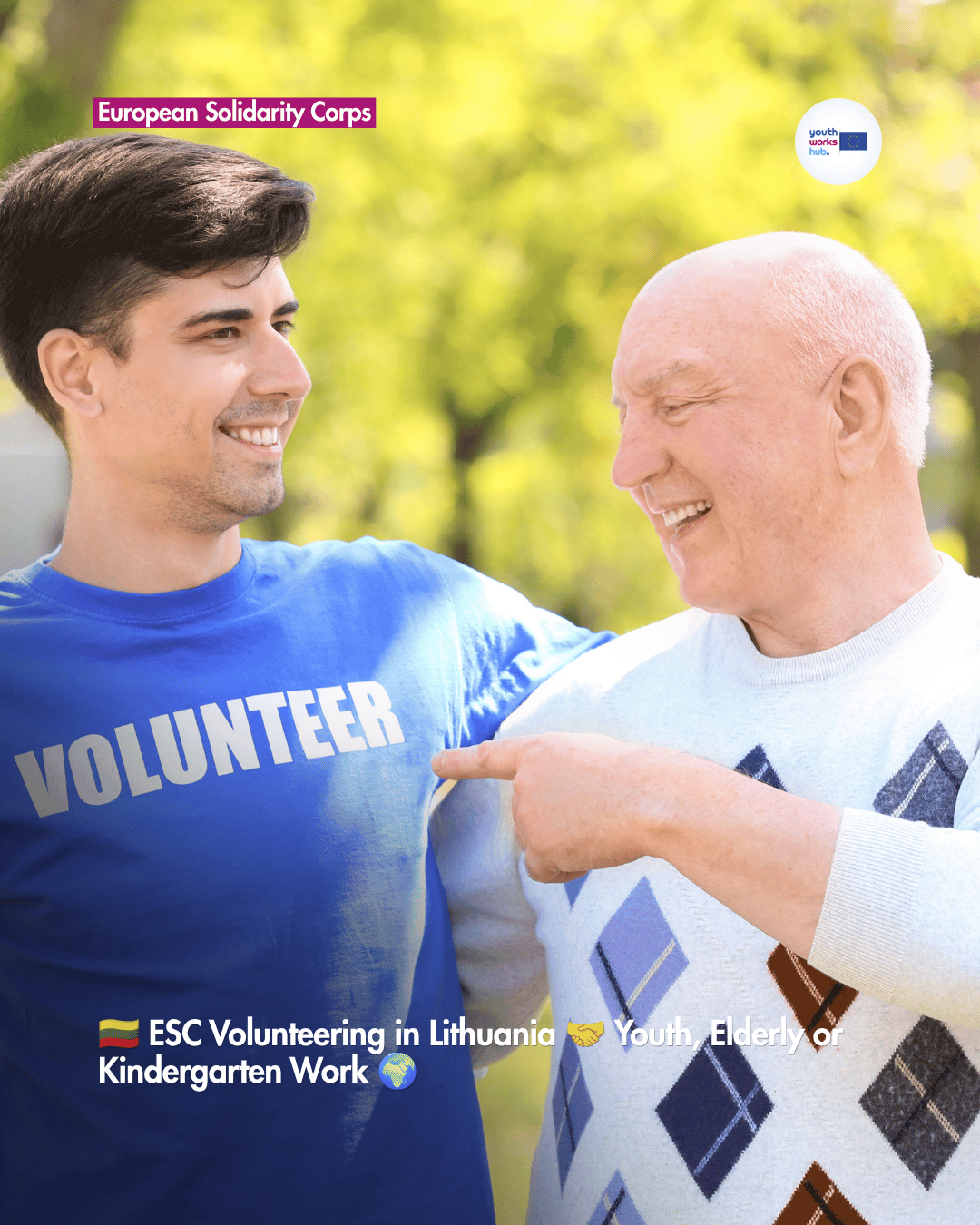 🇱🇹 ESC Volunteering in Lithuania 🤝 Youth, Elderly or Kindergarten Work 🌍