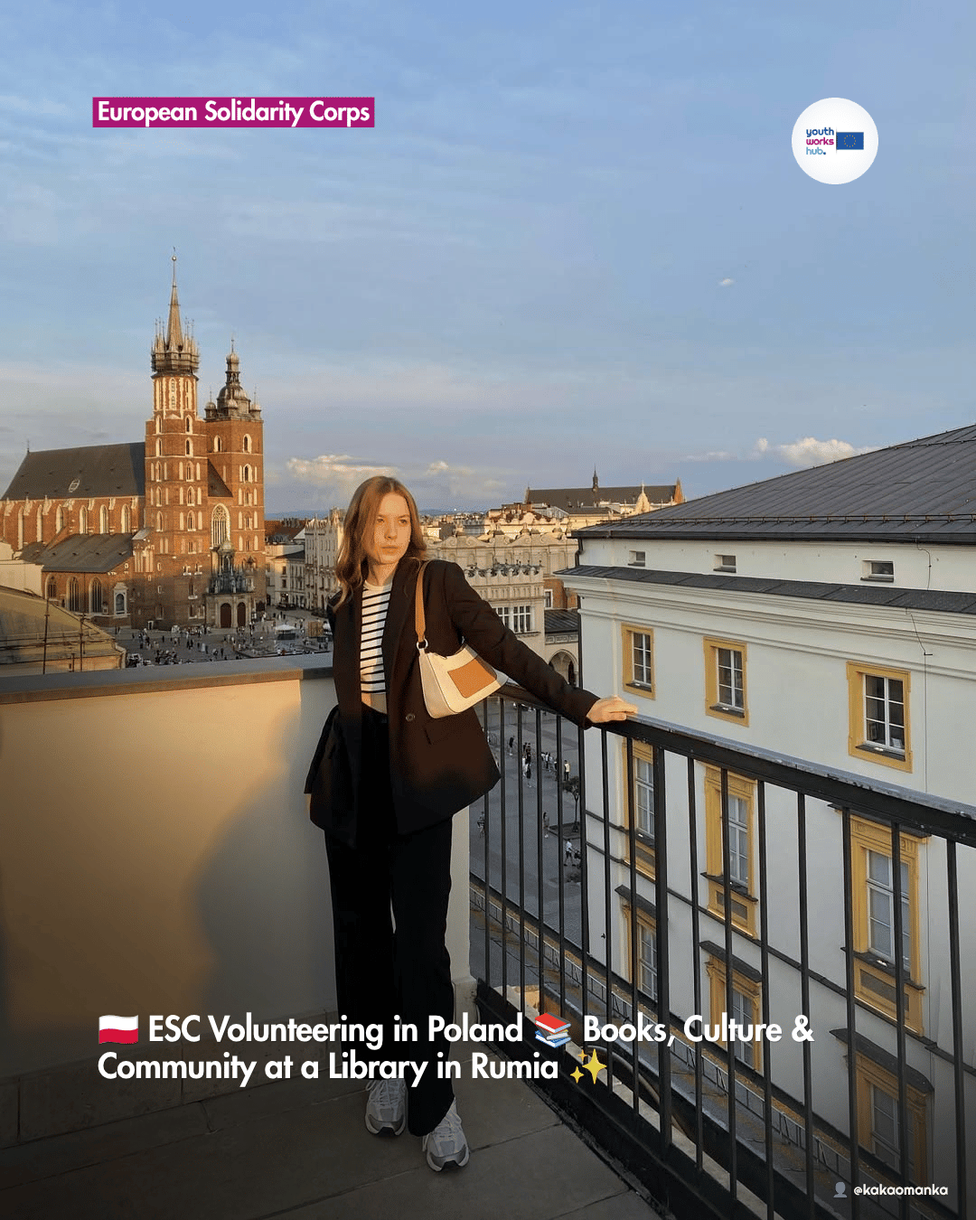 🇵🇱 ESC Volunteering in Poland 📚 Books, Culture & Community at a Library in Rumia ✨