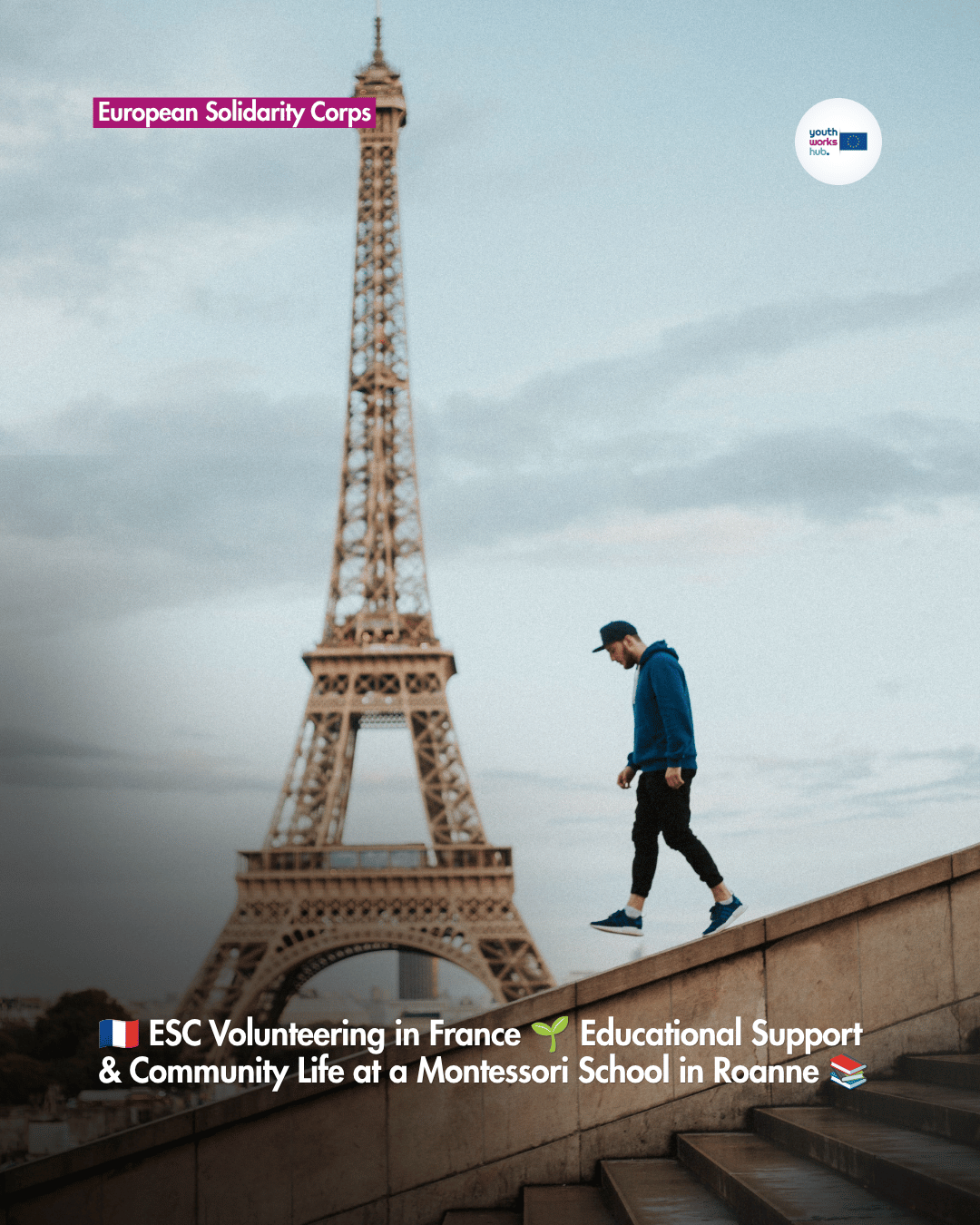 🇫🇷 ESC Volunteering in France 🌱 Educational Support & Community Life at a Montessori School in Roanne 📚