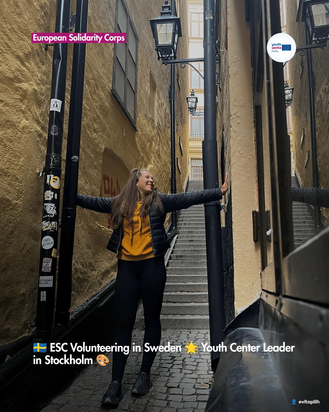 🇸🇪 ESC Volunteering in Sweden 🌟 Youth Center Leader in Stockholm 🎨