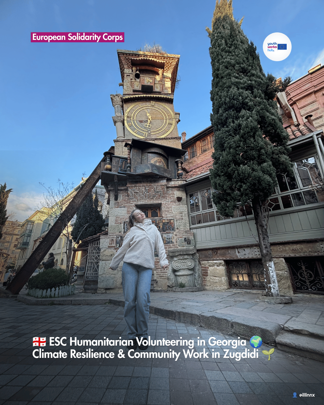 🇬🇪 ESC Humanitarian Volunteering in Georgia 🌍 Climate Resilience & Community Work in Zugdidi 🌱