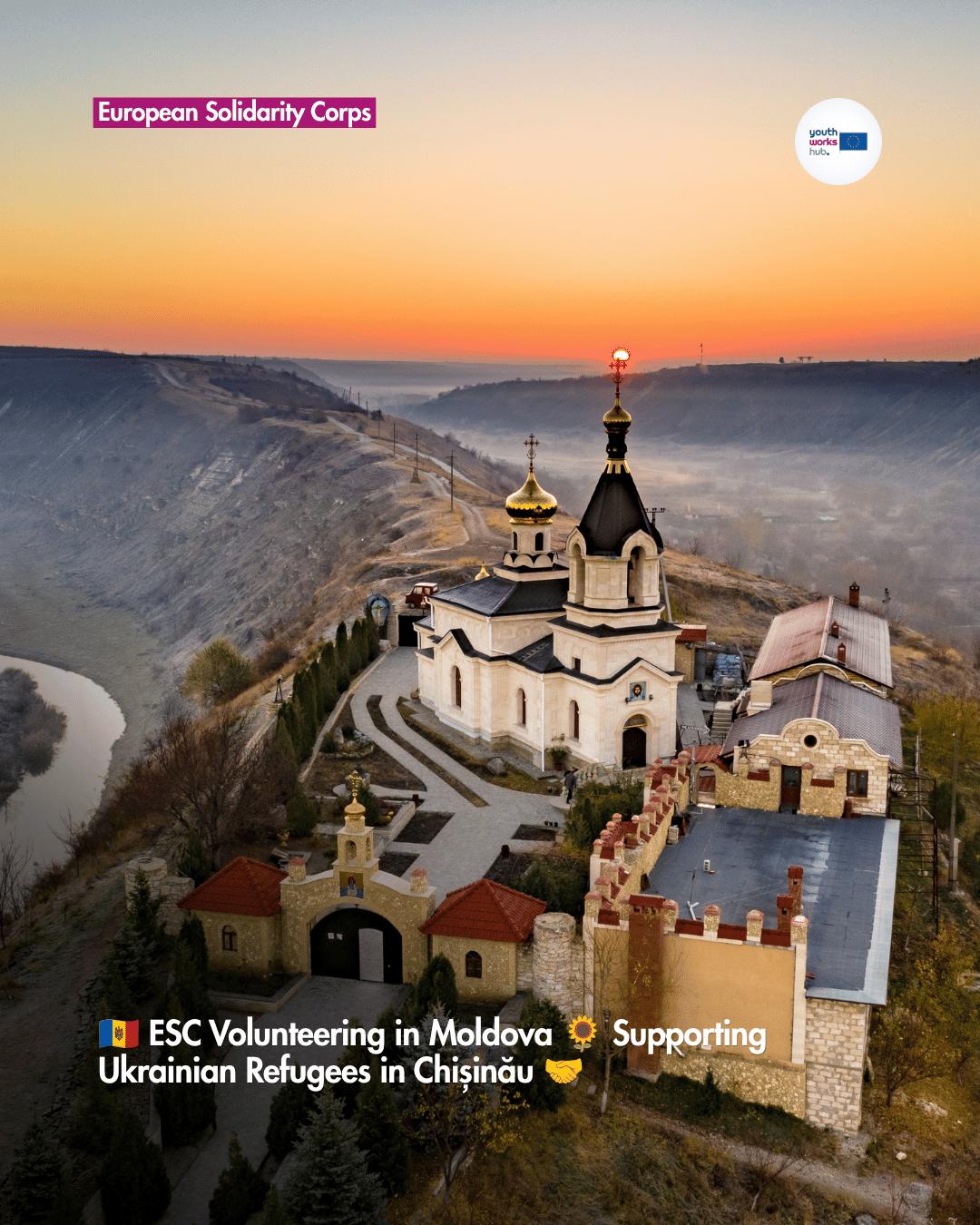 🇲🇩 ESC Volunteering in Moldova 🌻 Supporting Ukrainian Refugees in Chișinău 🤝
