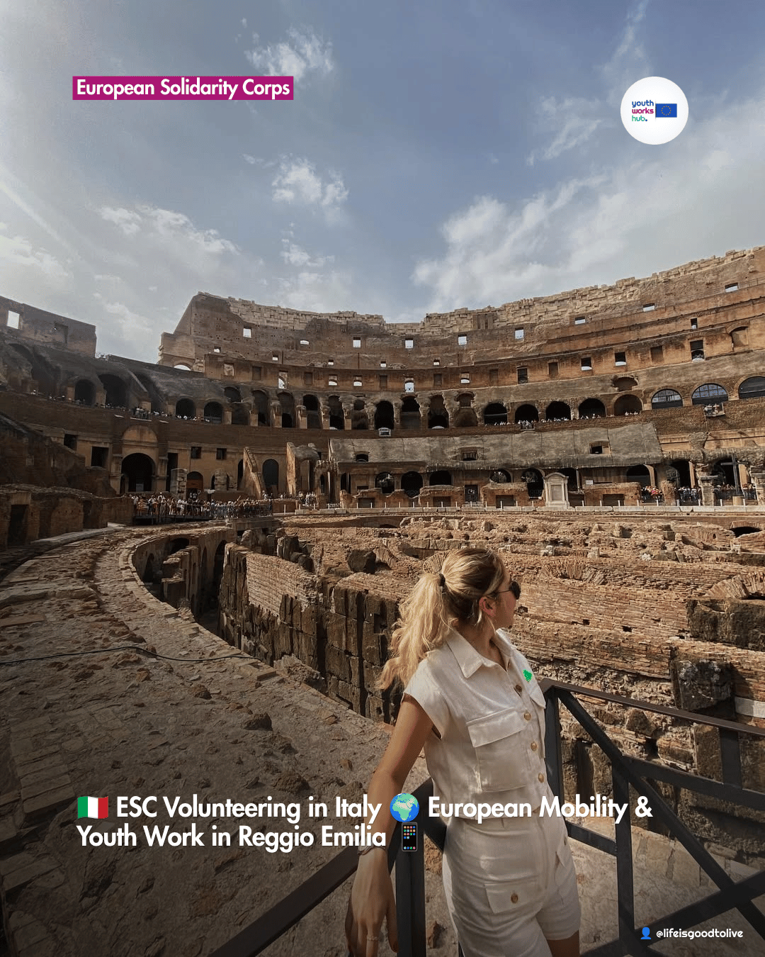 🇮🇹 ESC Volunteering in Italy 🌍 European Mobility & Youth Work in Reggio Emilia 📱