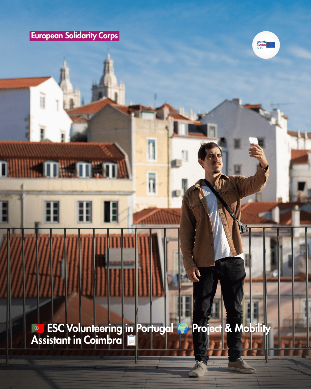 🇵🇹 ESC Volunteering in Portugal 🌍 Project & Mobility Assistant in Coimbra 📋