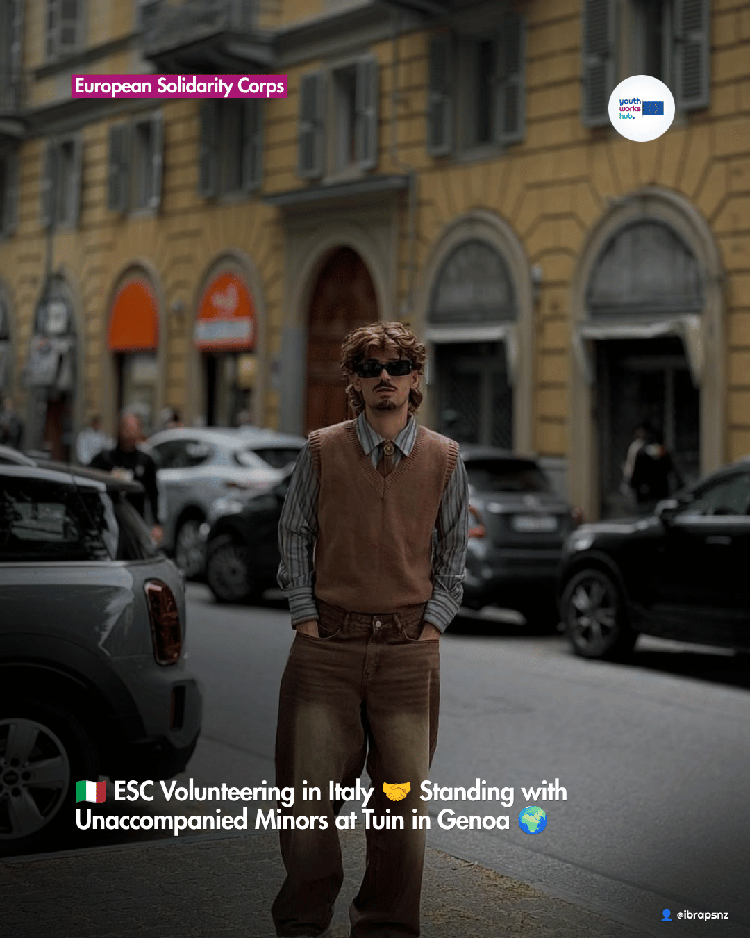 🇮🇹 ESC Volunteering in Italy 🤝 Standing with Unaccompanied Minors at Tuin in Genoa 🌍