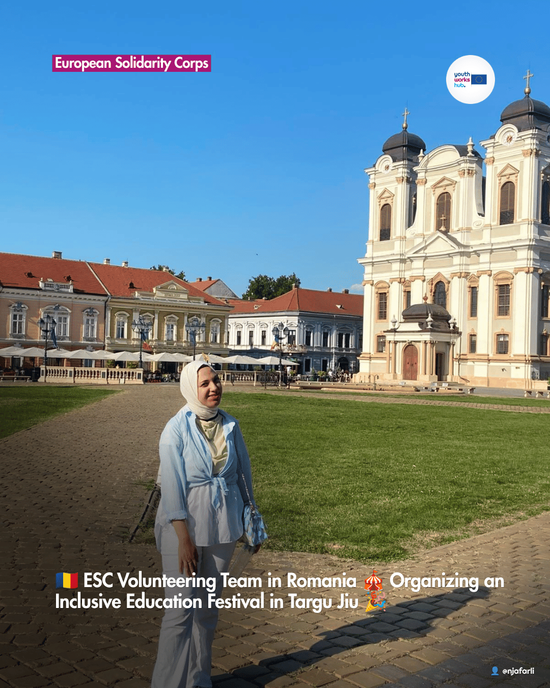 🇷🇴 ESC Volunteering Team in Romania 🎪 Organizing an Inclusive Education Festival in Targu Jiu 🎉
