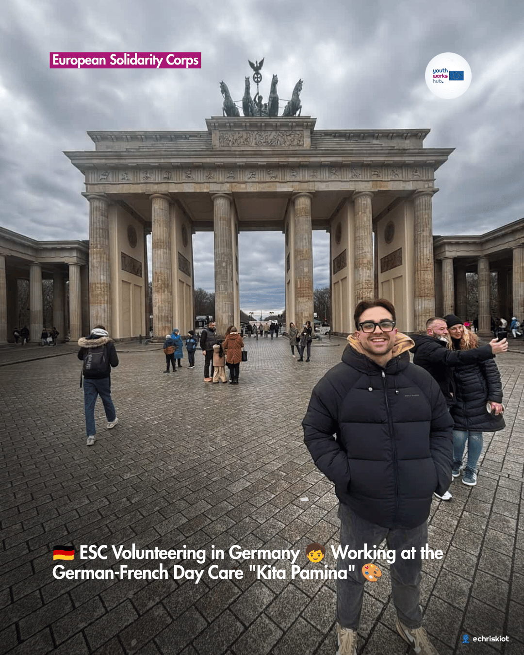 🇩🇪 ESC Volunteering in Germany 🧒 Working at the German-French Day Care "Kita Pamina" 🎨