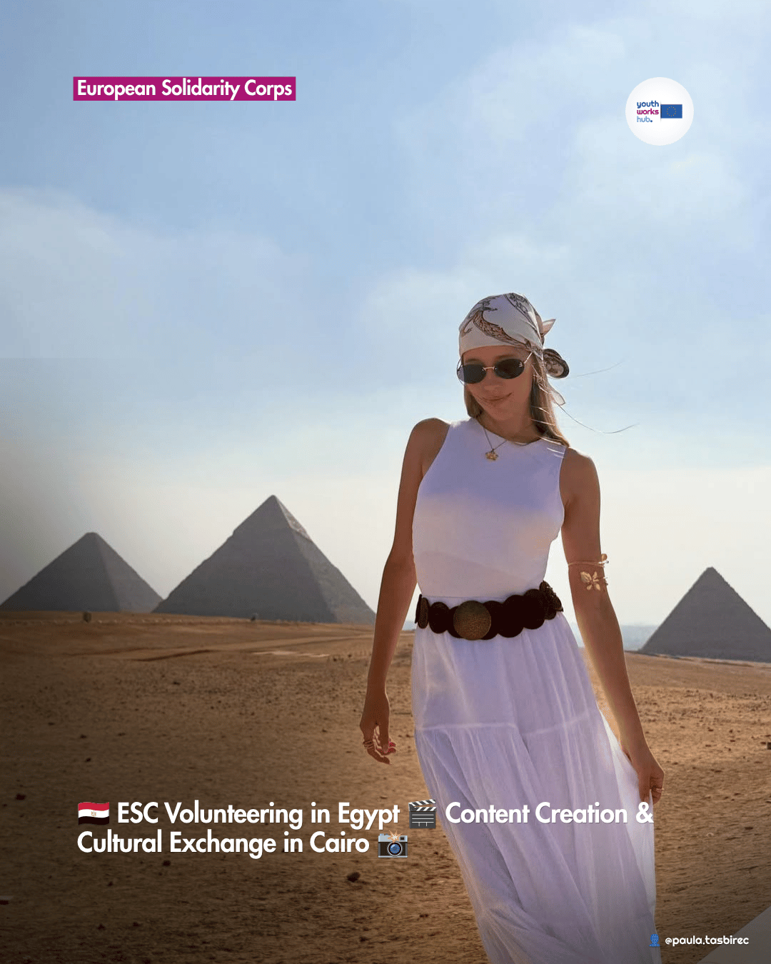 🇪🇬 ESC Volunteering in Egypt 🎬 Content Creation & Cultural Exchange in Cairo 📸