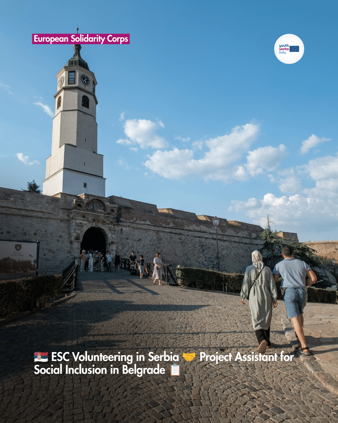 🇷🇸 ESC Volunteering in Serbia 🤝 Project Assistant for Social Inclusion in Belgrade 📋