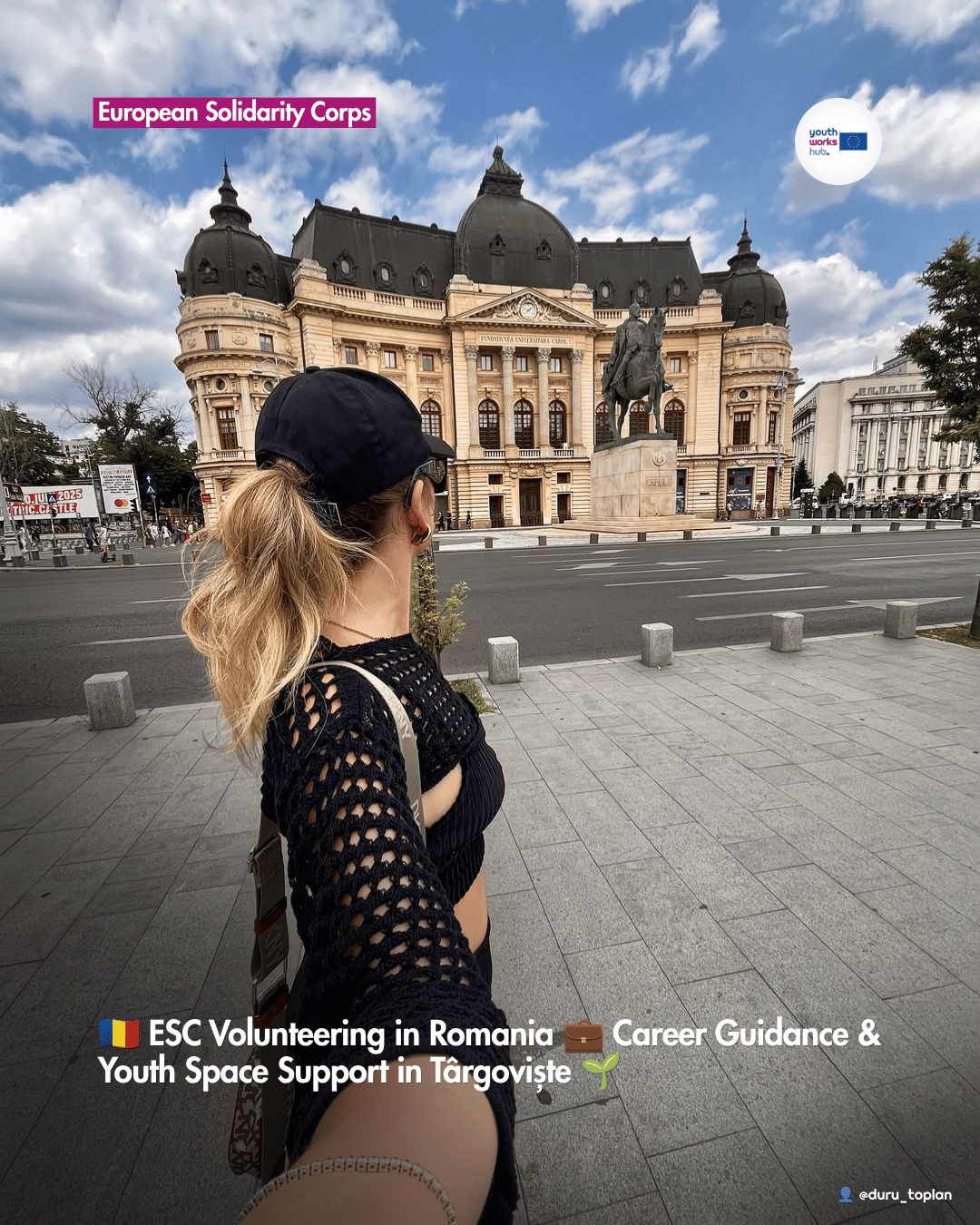 🇷🇴 ESC Volunteering in Romania 💼 Career Guidance & Youth Space Support in Târgoviște 🌱