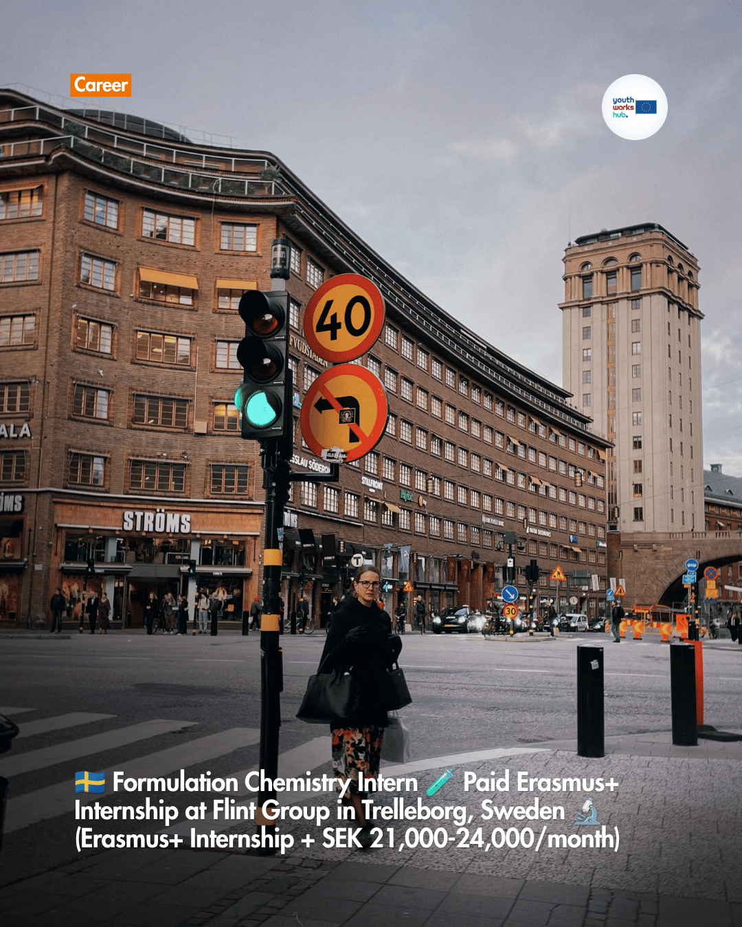 🇸🇪 Formulation Chemistry Intern 🧪 Paid Erasmus+ Internship at Flint Group in Trelleborg, Sweden 🔬 (Erasmus+ Internship + SEK 21,000-24,000/month)
