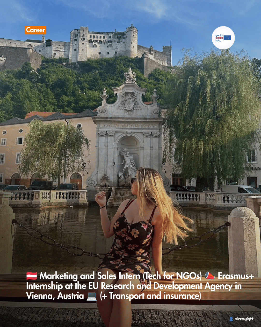 🇦🇹 Marketing and Sales Intern (Tech for NGOs) 📣 Erasmus+ Internship at the EU Research and Development Agency in Vienna, Austria 💻 (+ Transport and insurance)