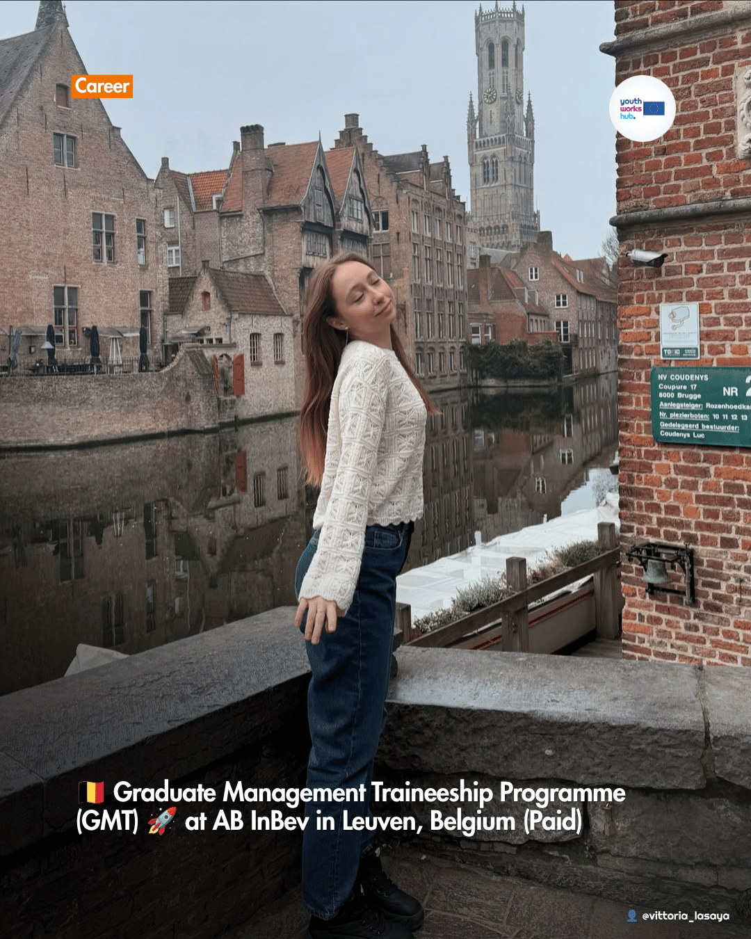 🇧🇪 Graduate Management Traineeship Programme (GMT) 🚀 at AB InBev in Leuven, Belgium (Paid)
