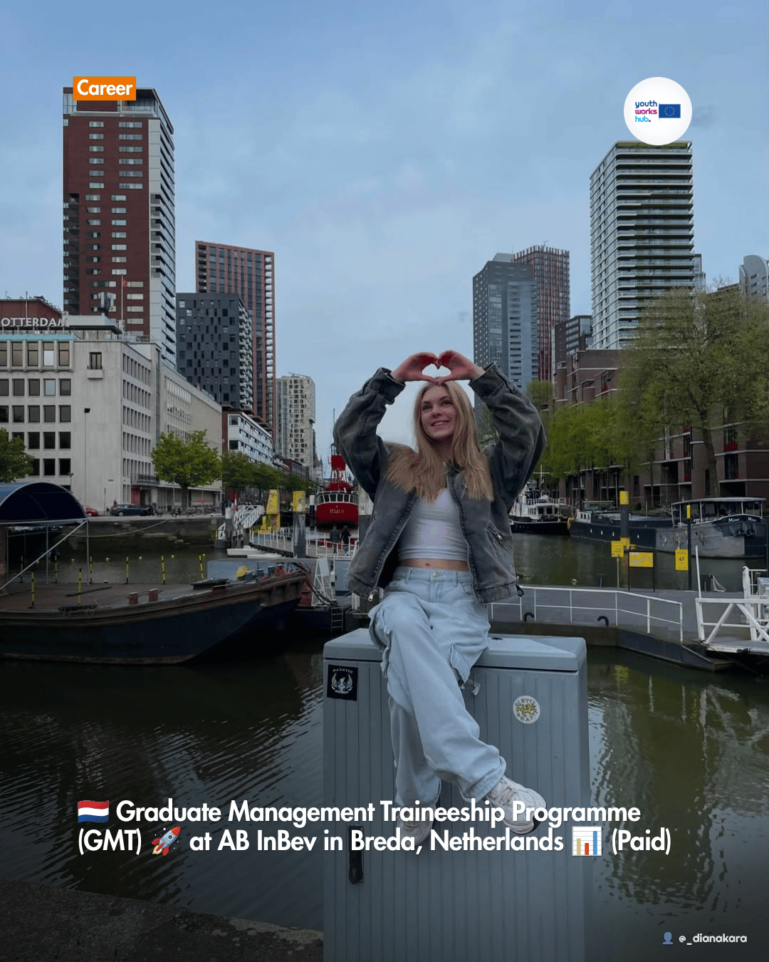 🇳🇱 Graduate Management Traineeship Programme (GMT) 🚀 at AB InBev in Breda, Netherlands 📊 (Paid)