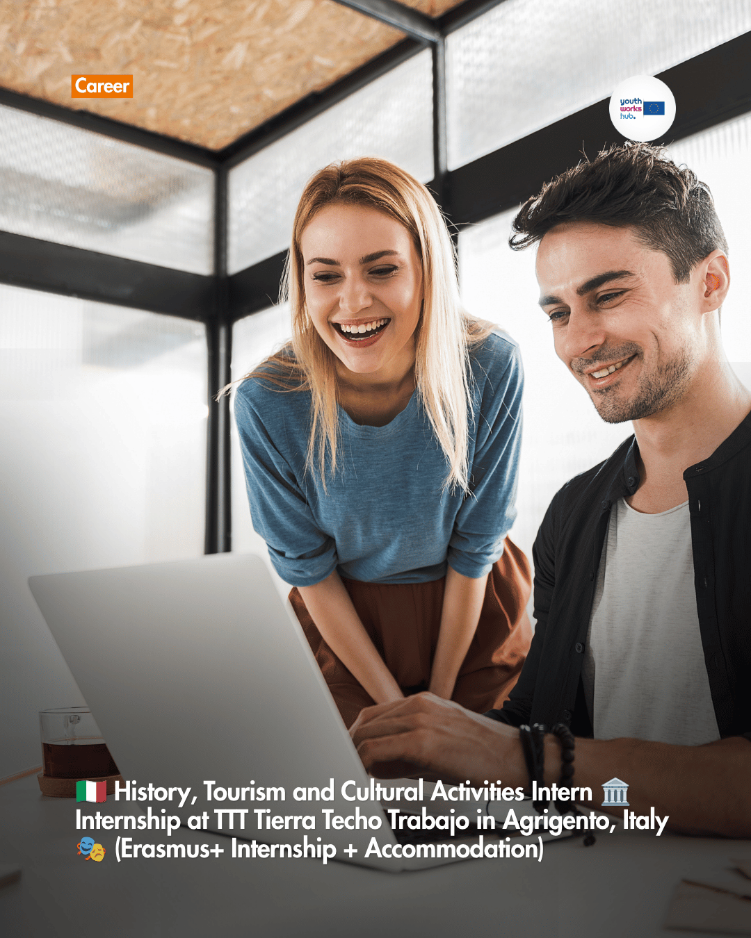🇮🇹 History, Tourism and Cultural Activities Intern 🏛️ Internship at TTT Tierra Techo Trabajo in Agrigento, Italy 🎭 (Erasmus+ Internship + Accommodation)