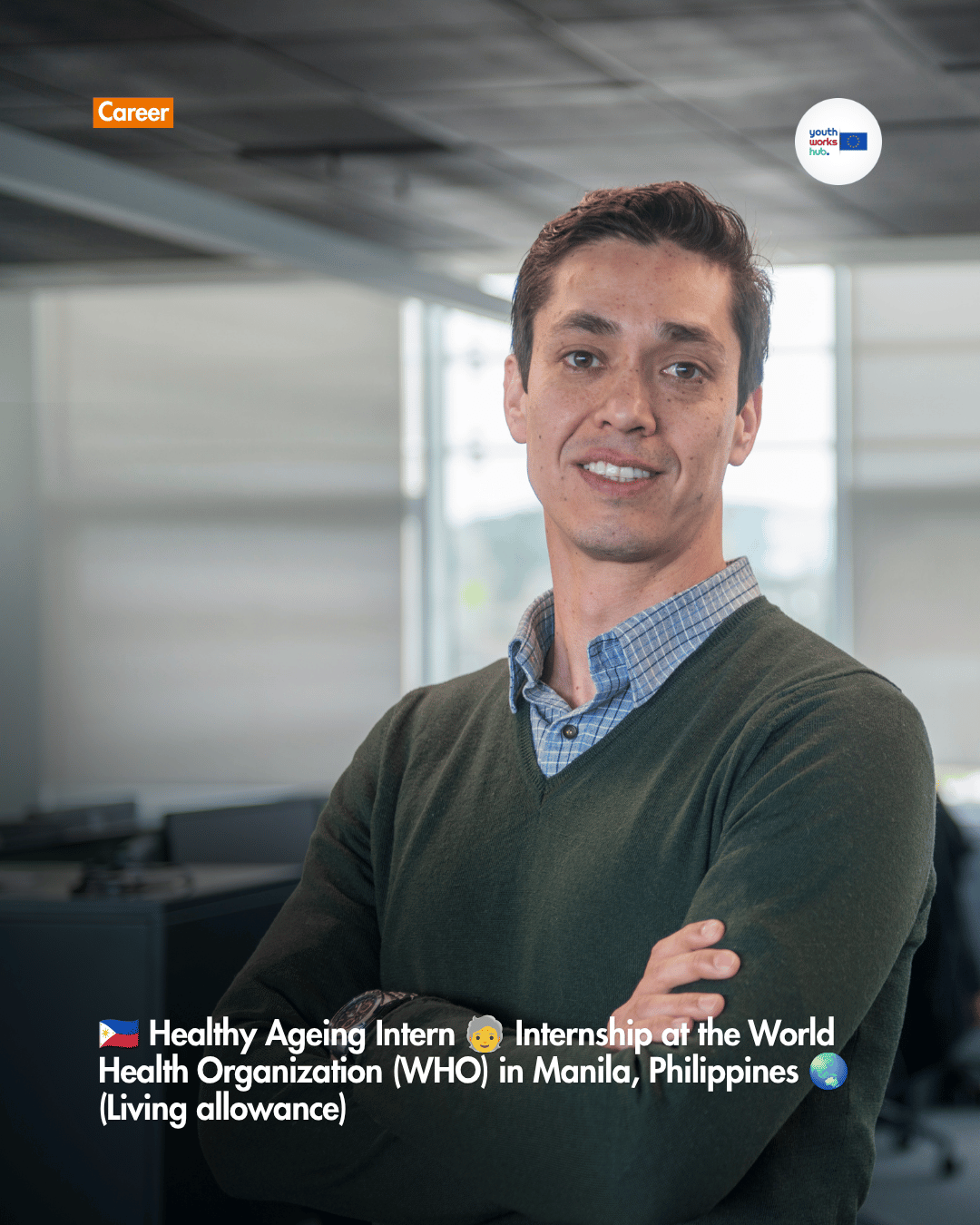🇵🇭 Healthy Ageing Intern 🧓 Internship at the World Health Organization (WHO) in Manila, Philippines 🌏 (Living allowance)
