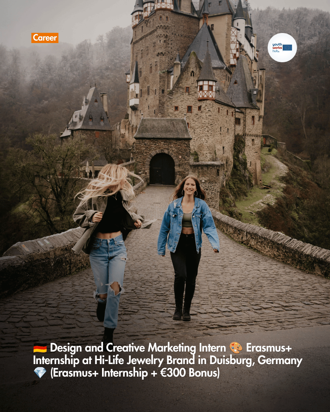 🇩🇪 Design and Creative Marketing Intern 🎨 Erasmus+ Internship at Hi-Life Jewelry Brand in Duisburg, Germany 💎 (Erasmus+ Internship + €300 Bonus)